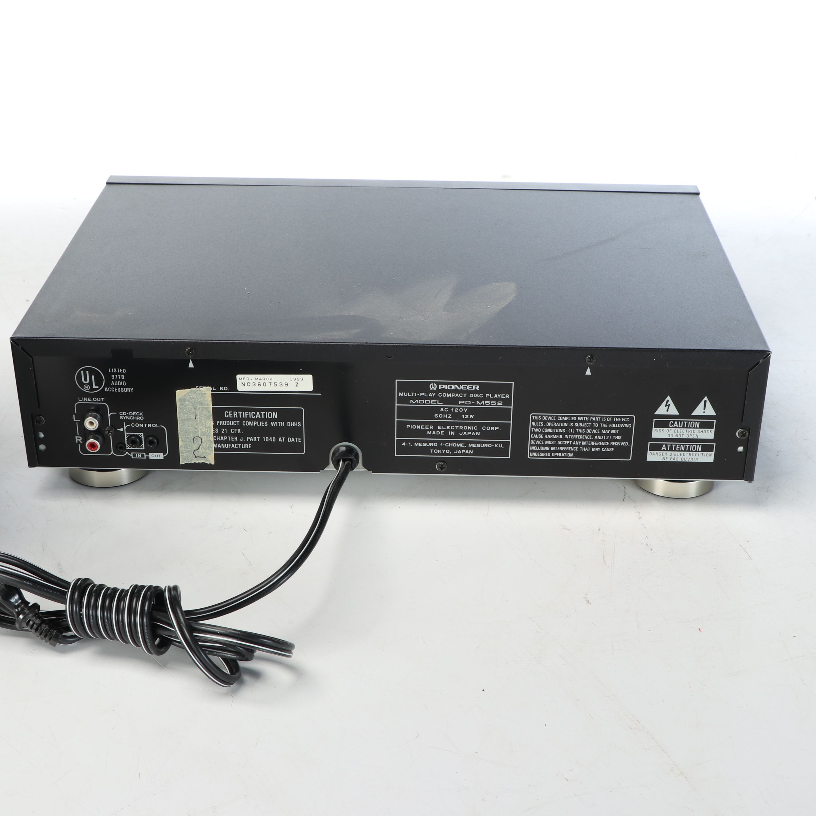 Yamaha Receiver and Cassette Deck with Pioneer CD Player and Bose Speakers