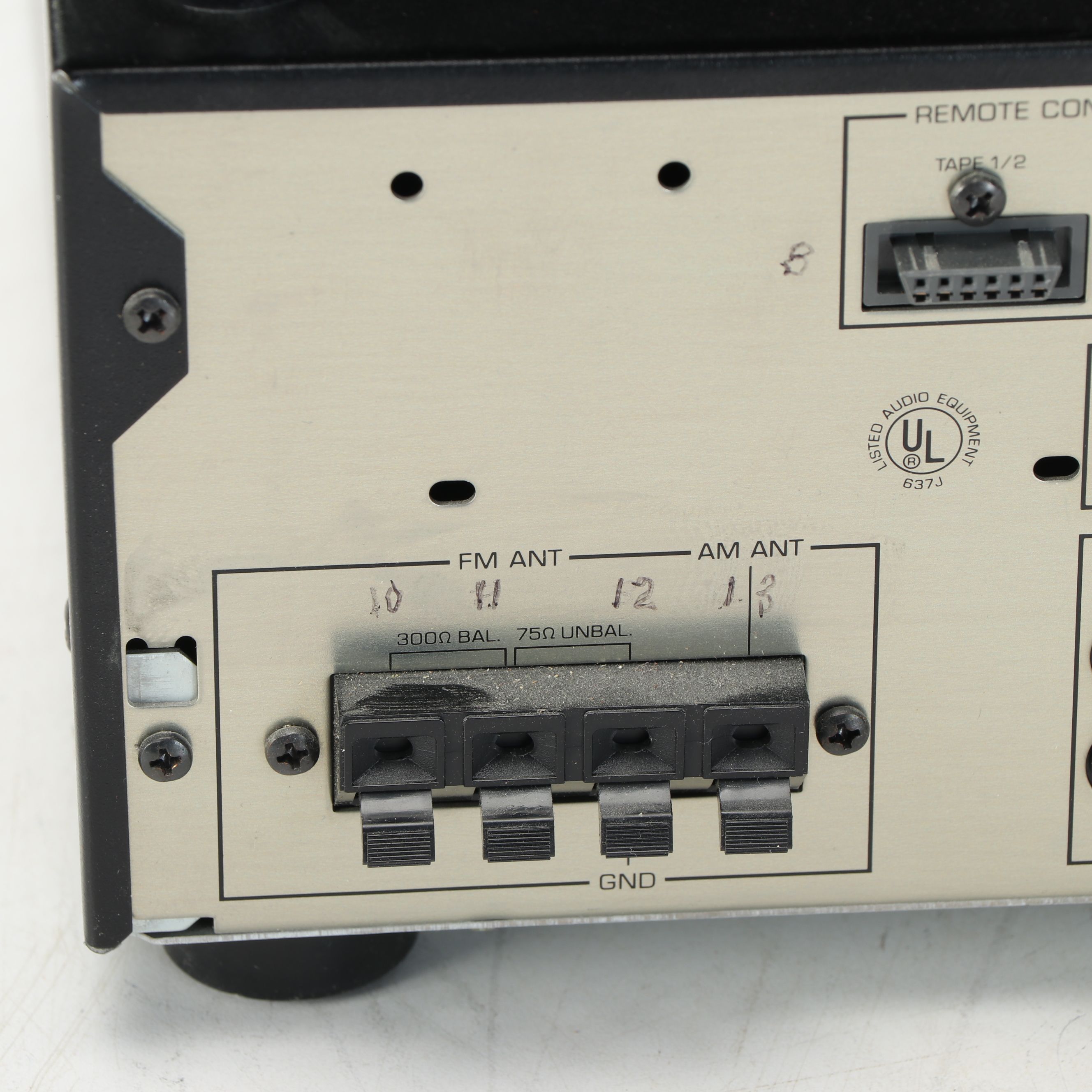 Yamaha Receiver and Cassette Deck with Pioneer CD Player and Bose Speakers