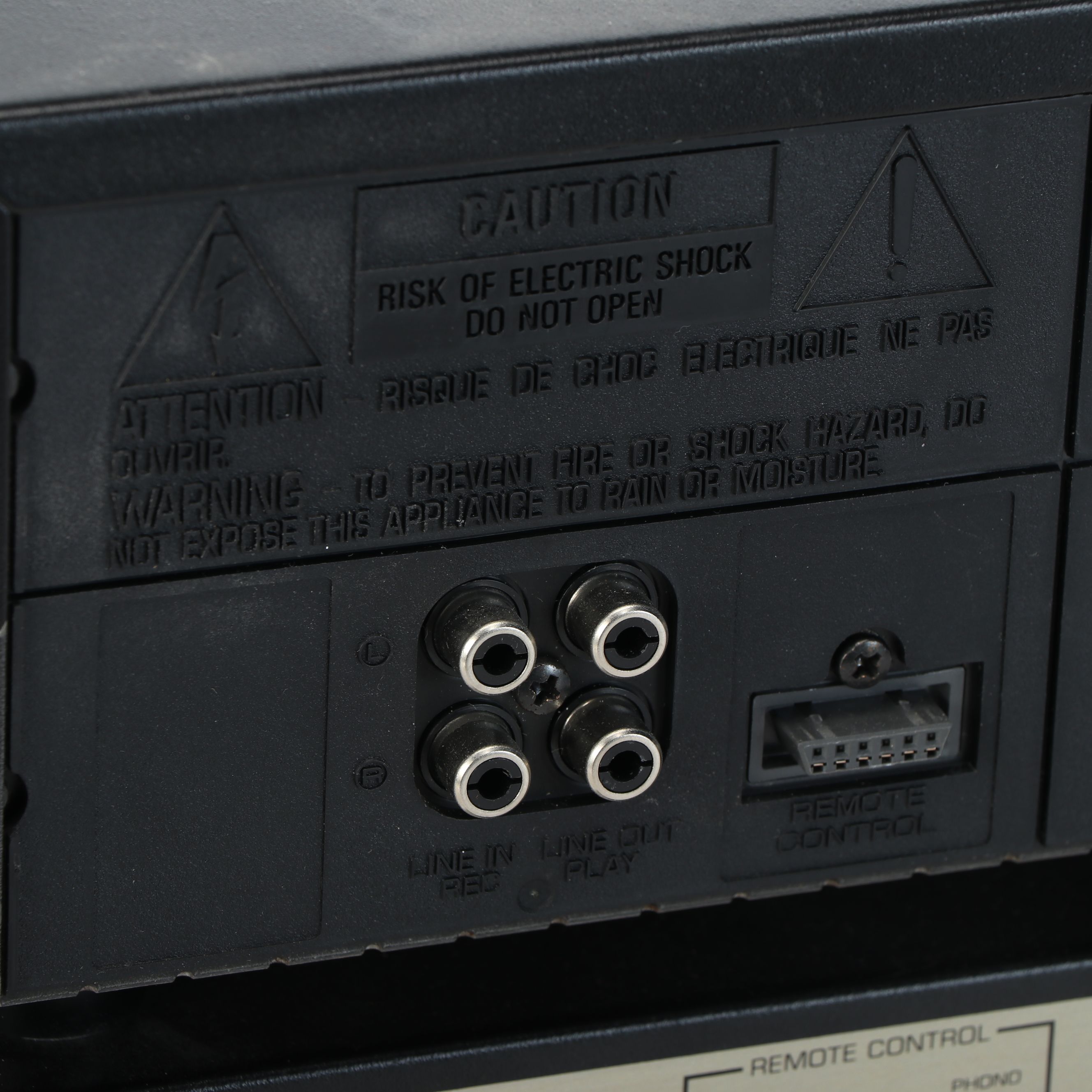 Yamaha Receiver and Cassette Deck with Pioneer CD Player and Bose Speakers