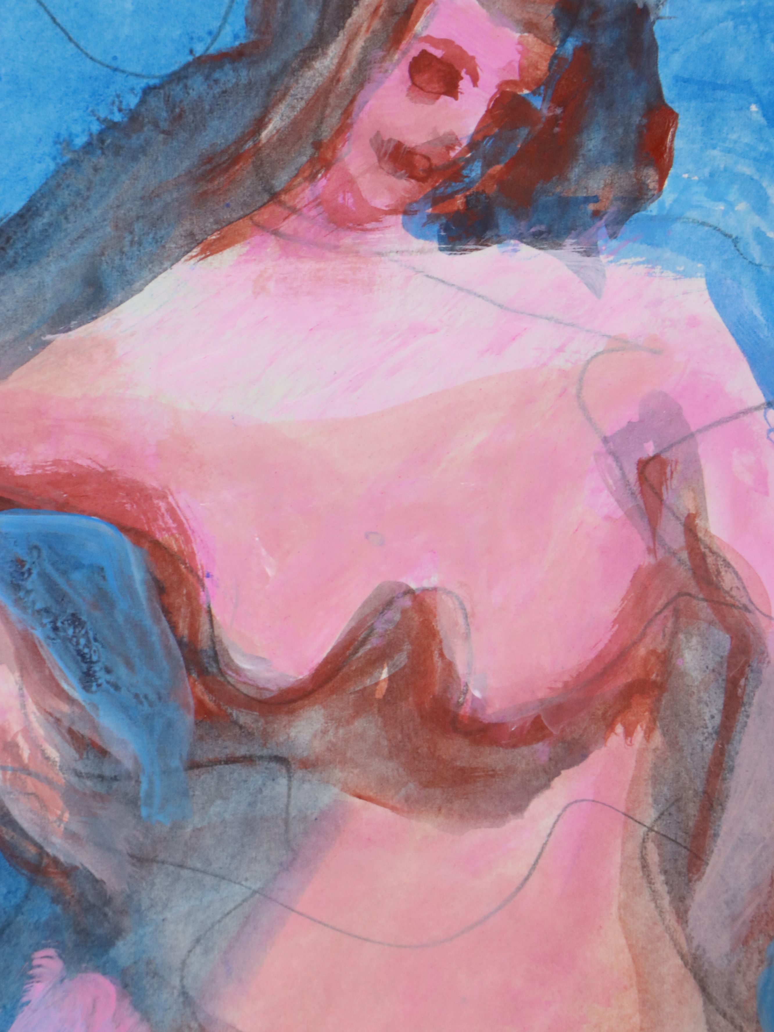 Don Vogl Works on Paper Including Collage "Celebration," 2005