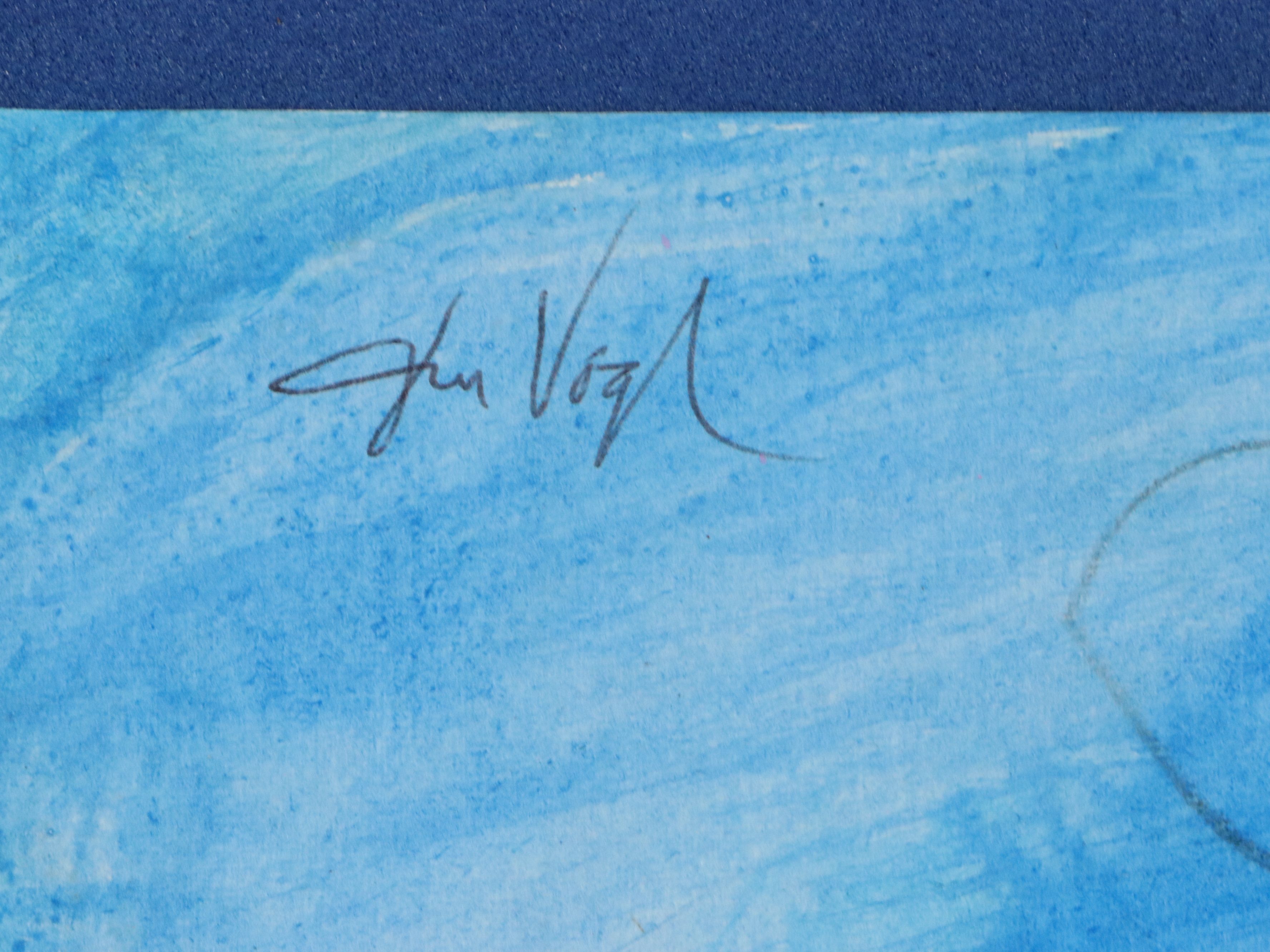 Don Vogl Works on Paper Including Collage "Celebration," 2005