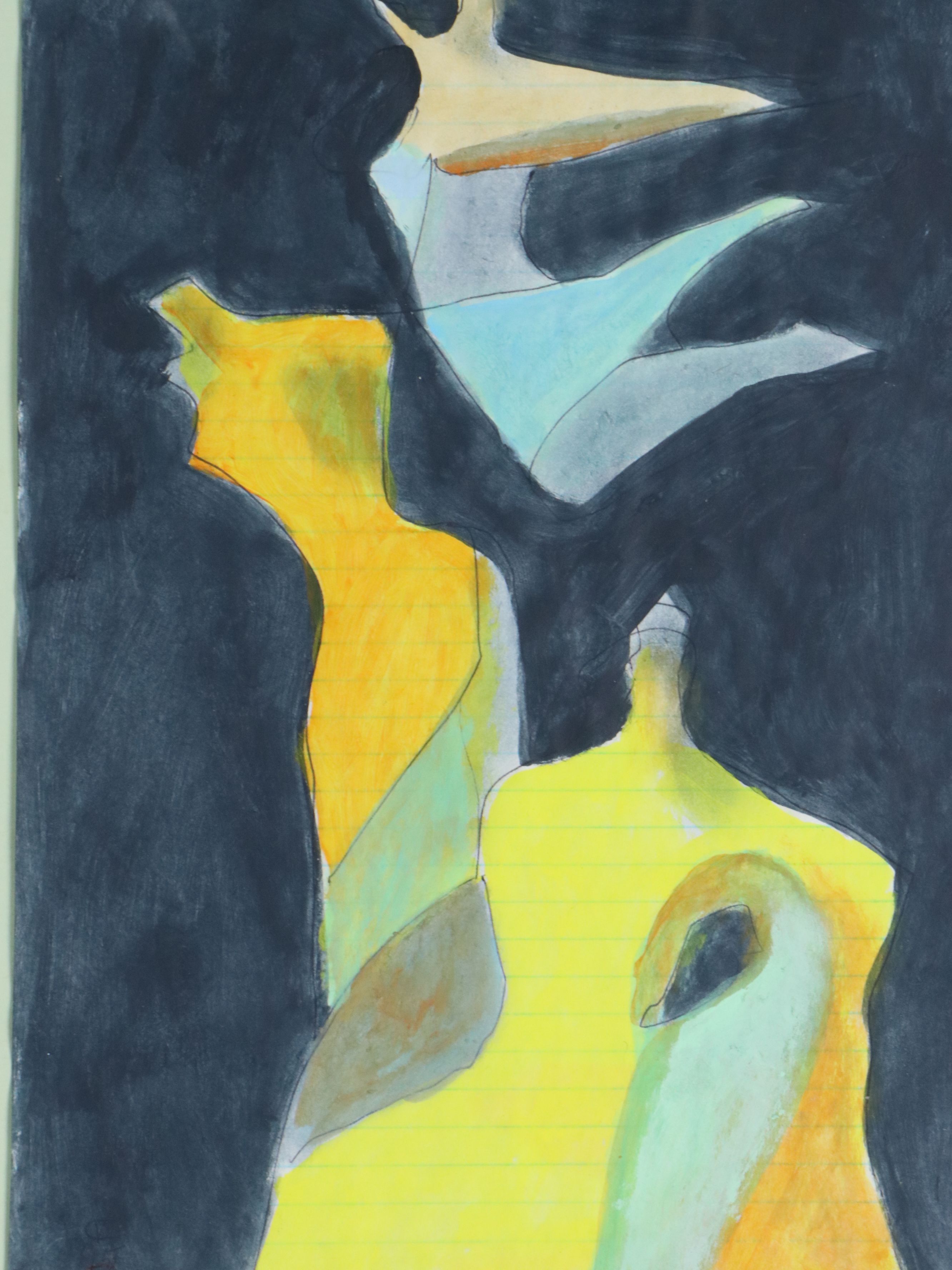 Don Vogl Works on Paper Including Collage "Celebration," 2005