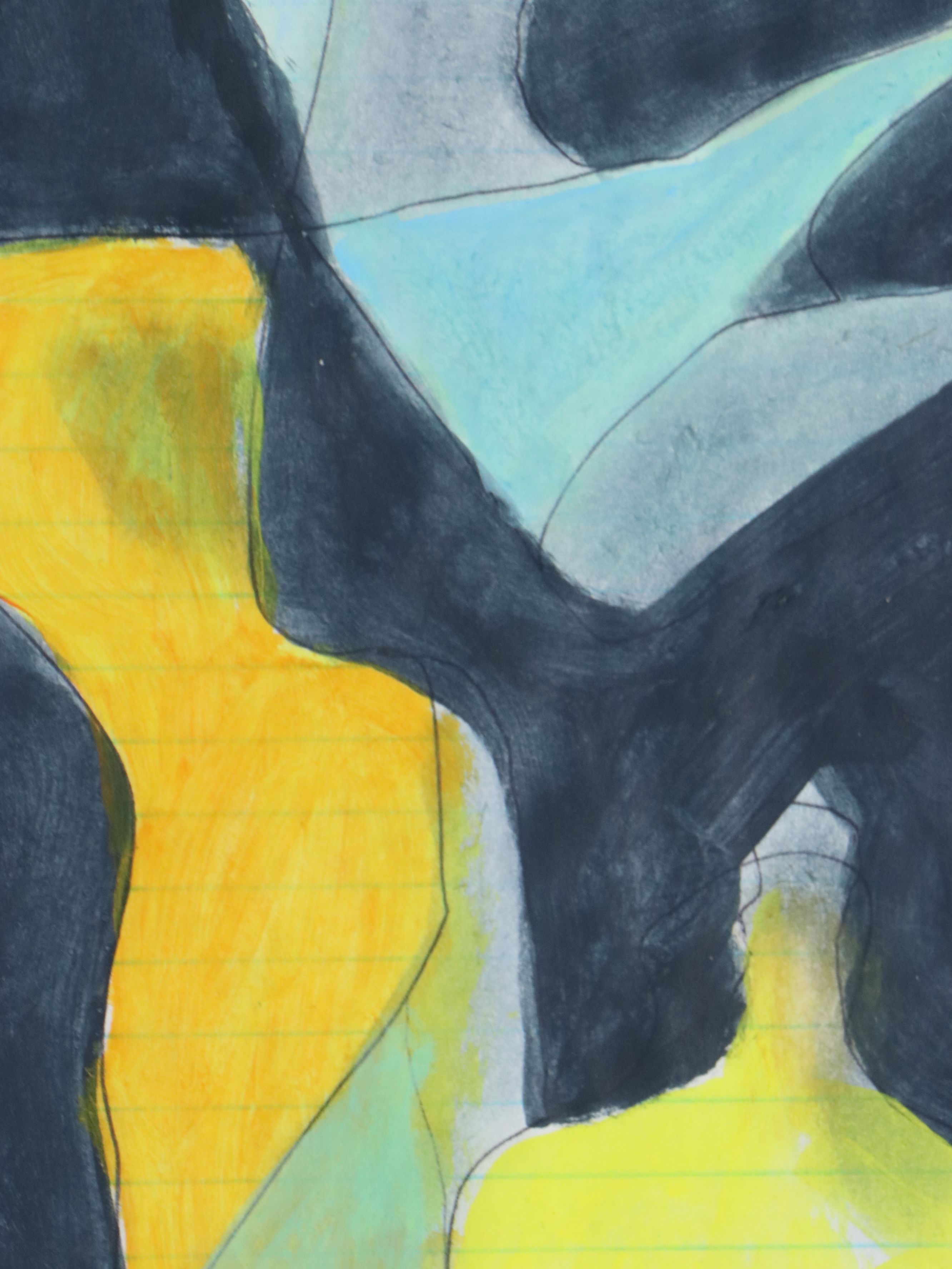 Don Vogl Works on Paper Including Collage "Celebration," 2005