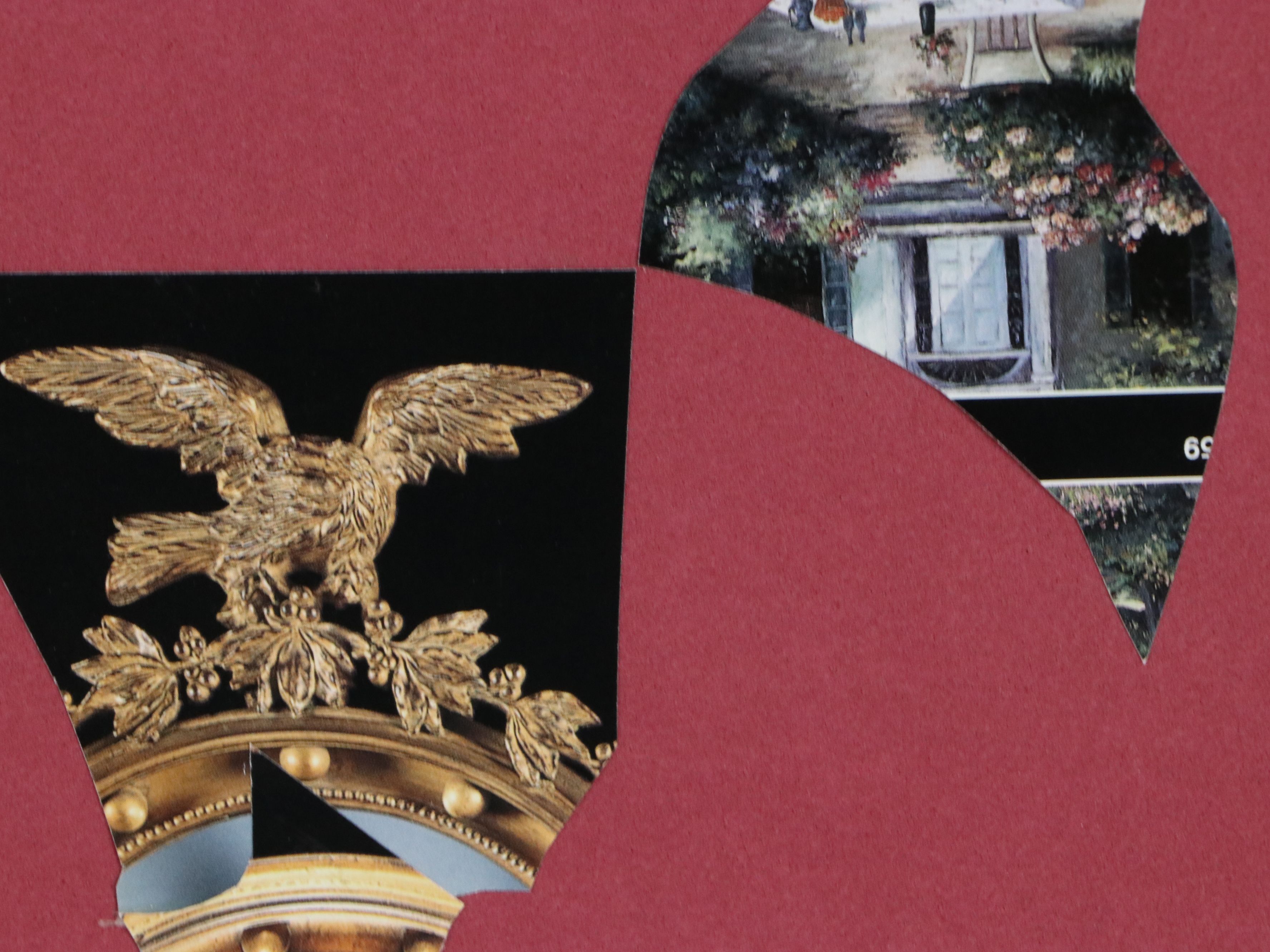 Don Vogl Works on Paper Including Collage "Celebration," 2005