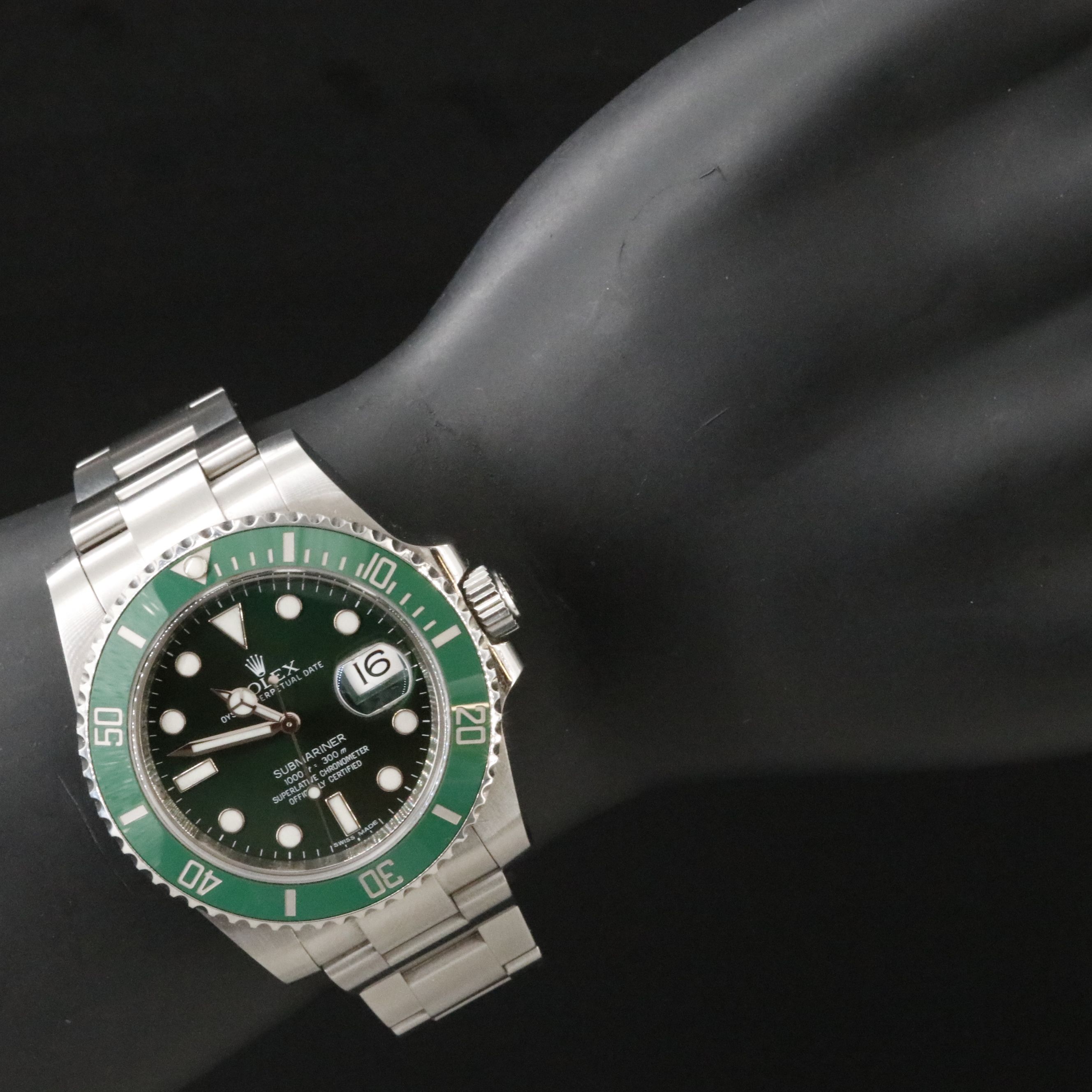 Rolex "Hulk" Steelinox Green Dial & Ceramic Bezel Insert Submariner Ref. 116610V
