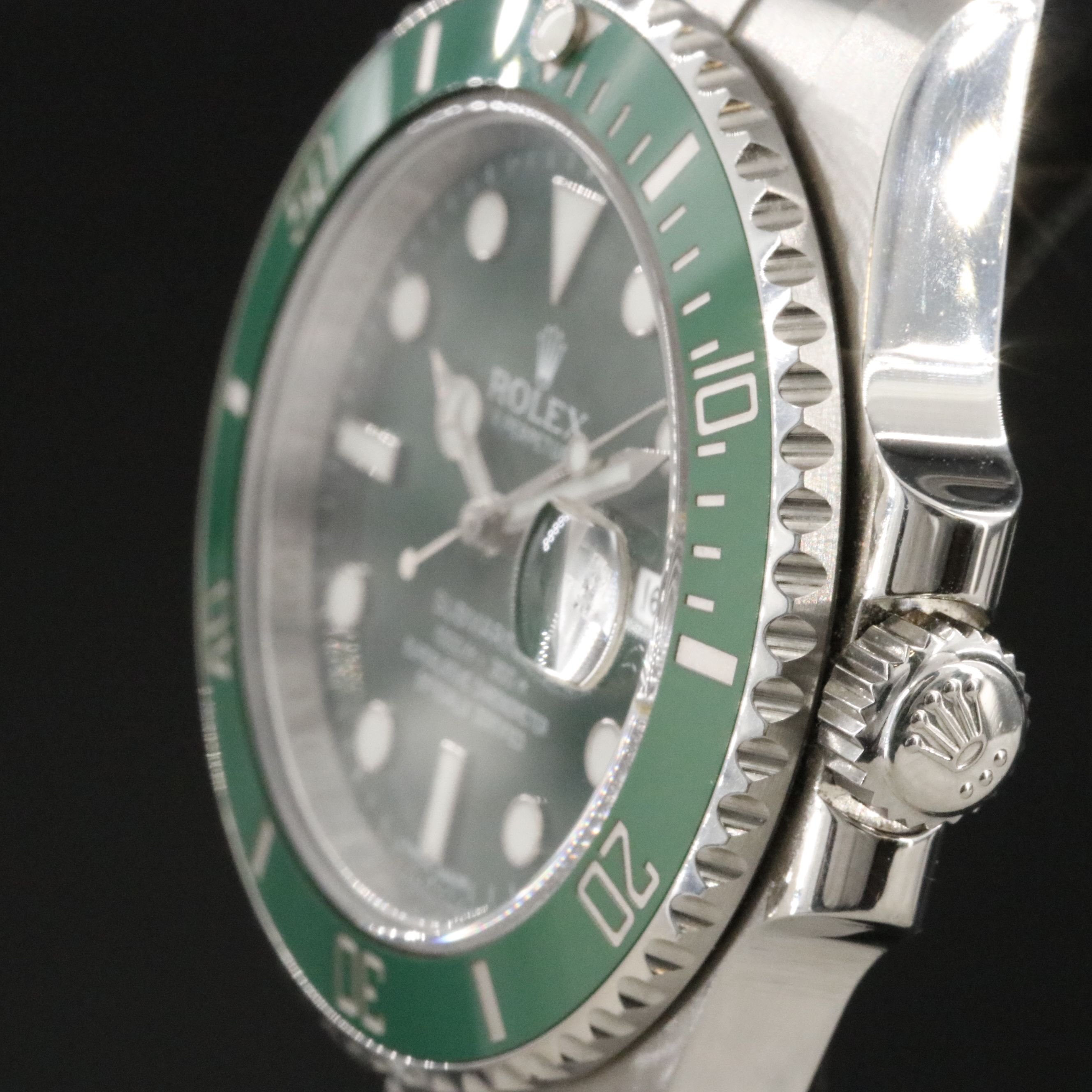 Rolex "Hulk" Steelinox Green Dial & Ceramic Bezel Insert Submariner Ref. 116610V