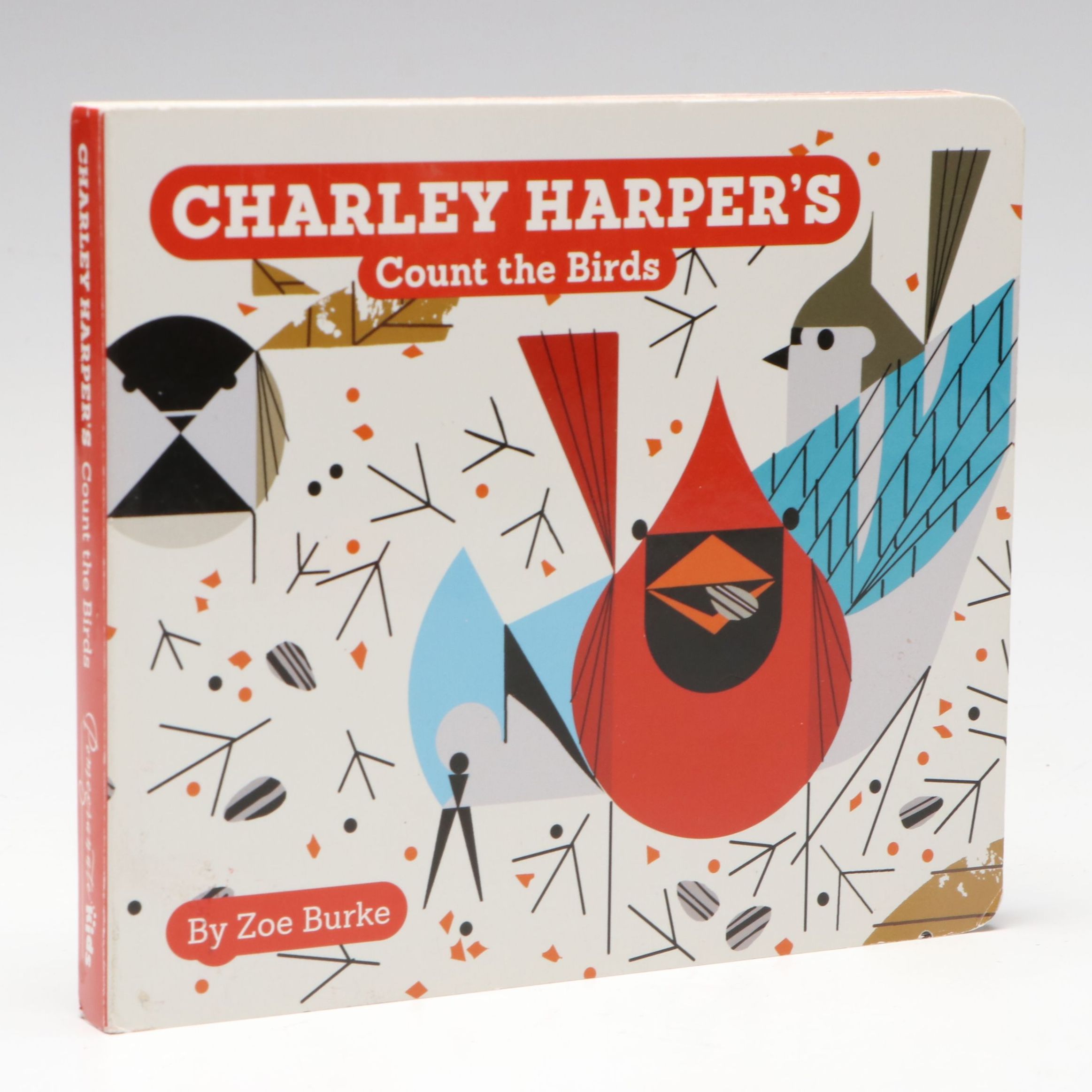 Fifth Printing "Charley Harper's Count the Birds" by Zoe Burke, 2019