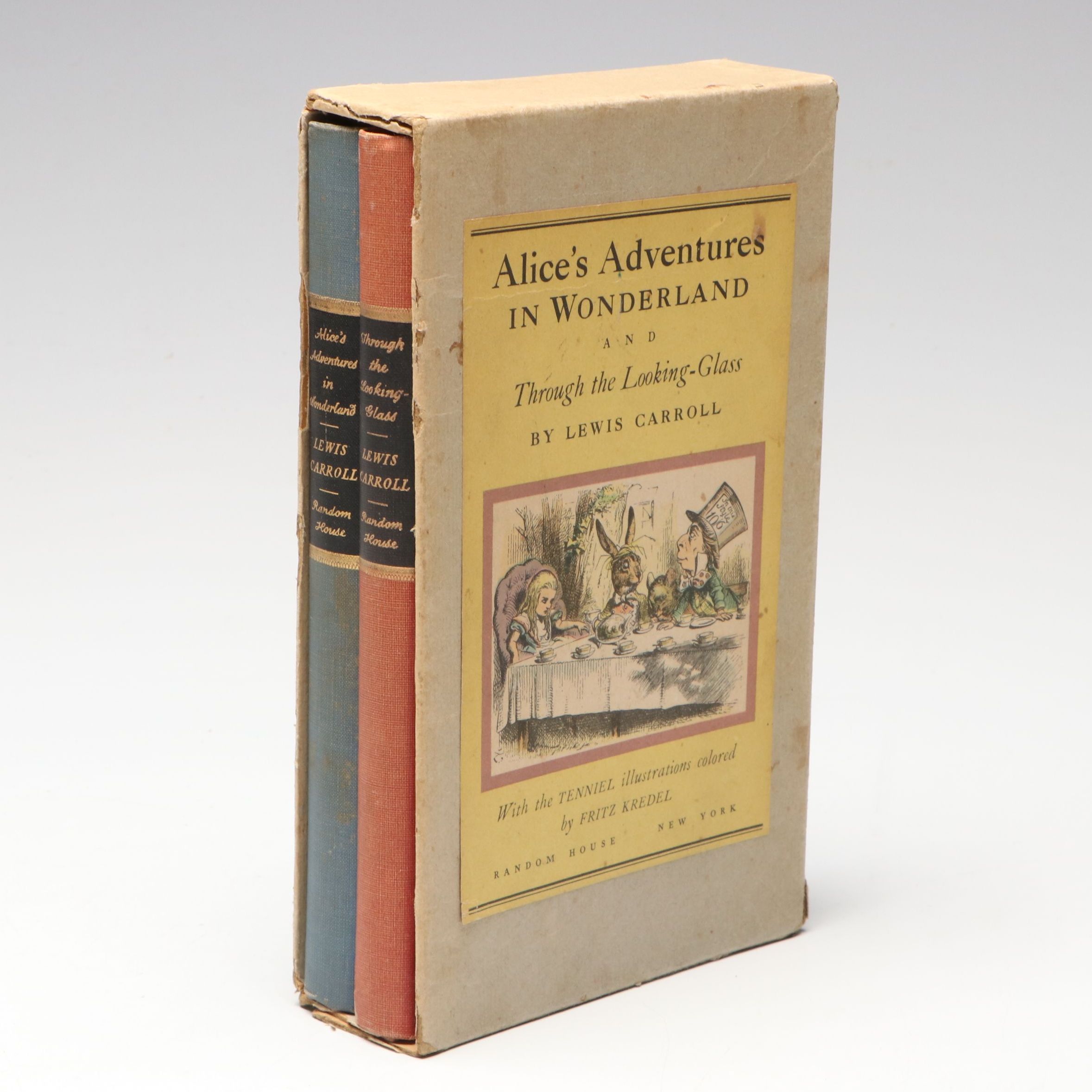 Illustrated "Alice in Wonderland" and "Through the Looking-Glass" Box Set, 1946