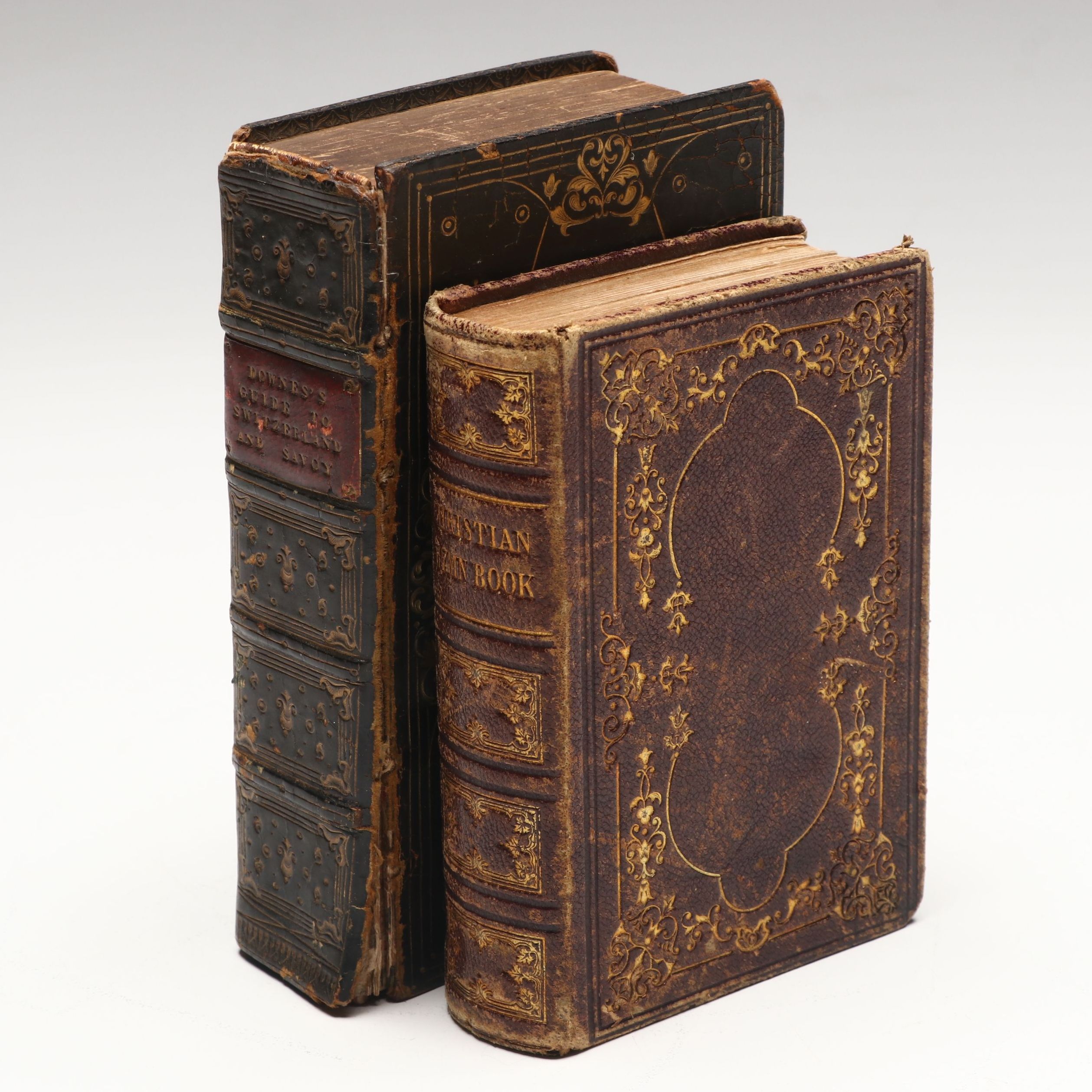 "Christian Hymn Book" by Alexander Campbell and "Downes's Guide to Switzerland"