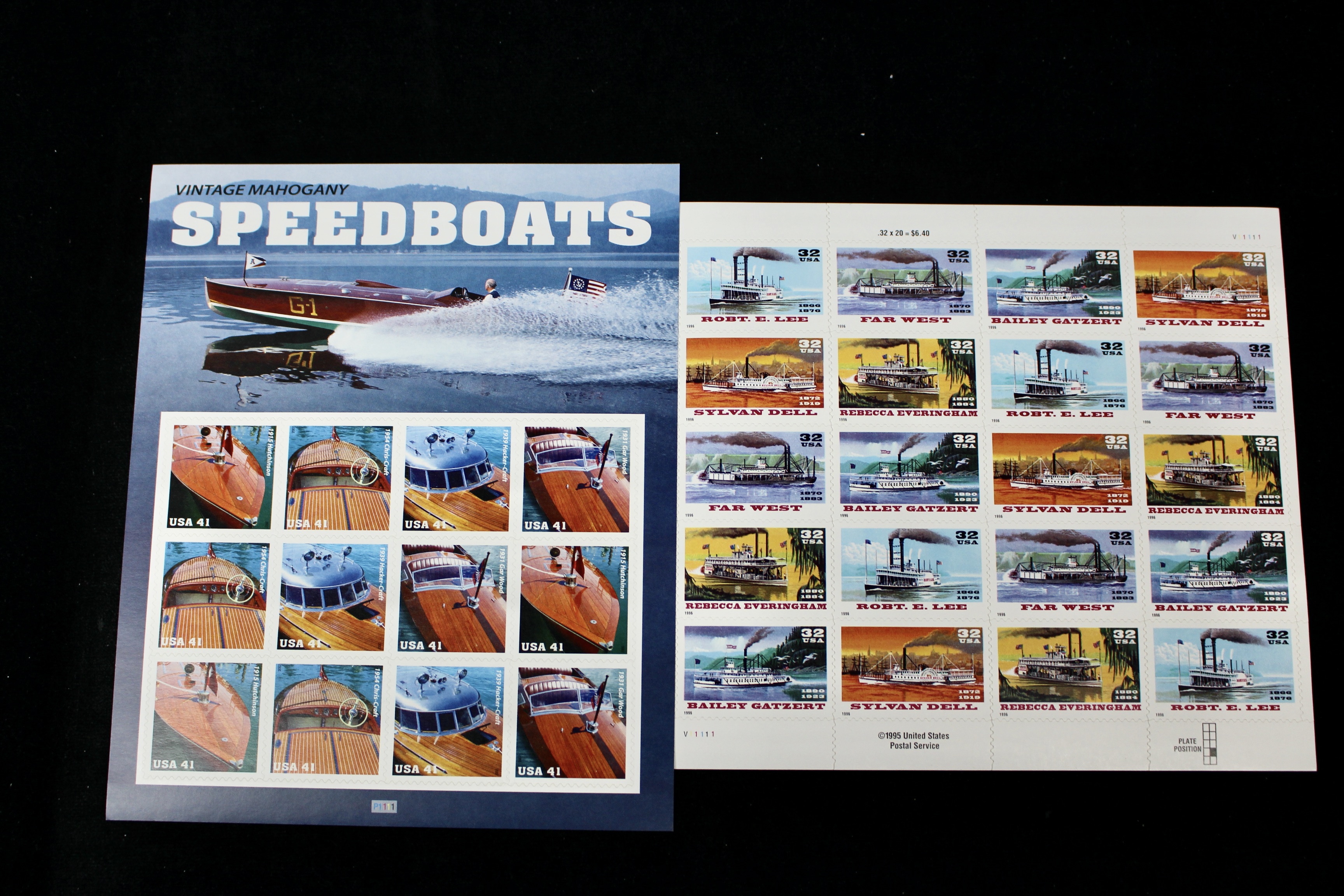 Miniature Postage Stamp Sheet Group of Fifteen Sheets, Mint Condition