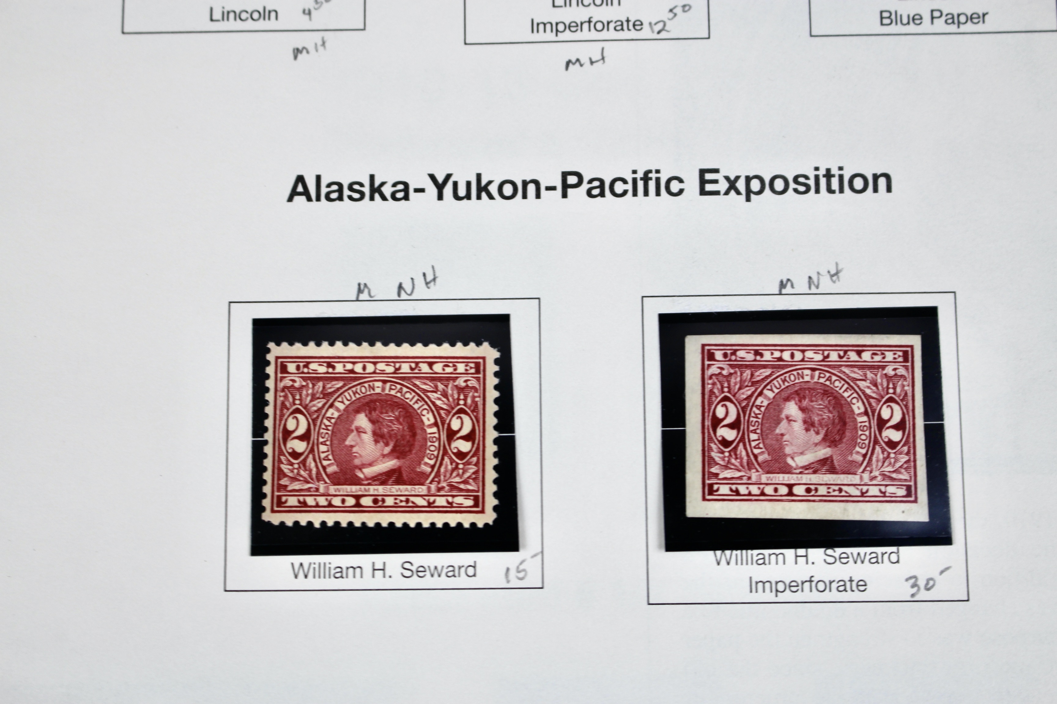 Mint Condition U.S. Postage Stamp Collection, 1908 to 1929