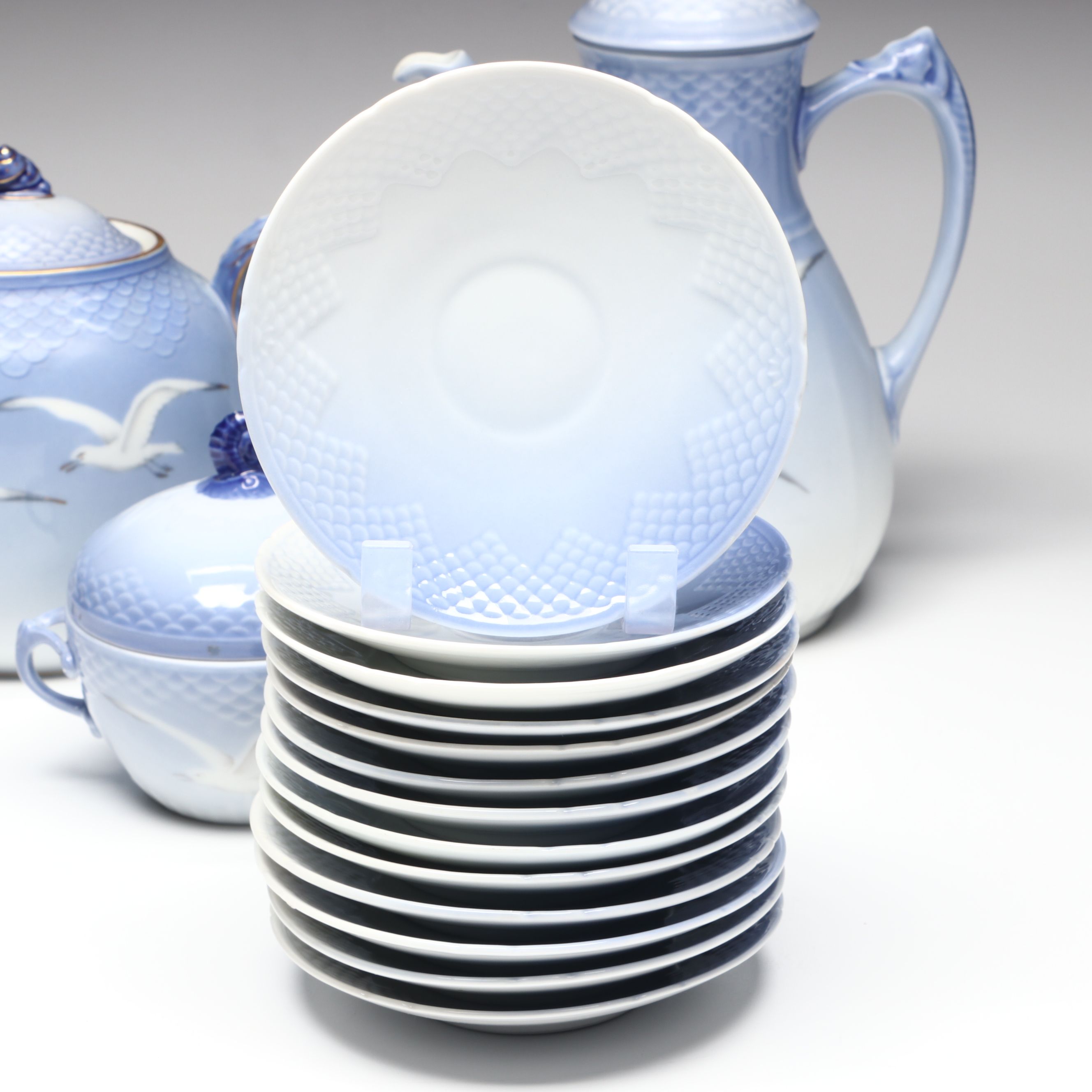 Bing & Grøndahl "Seagull" Porcelain Tea and Coffee Service