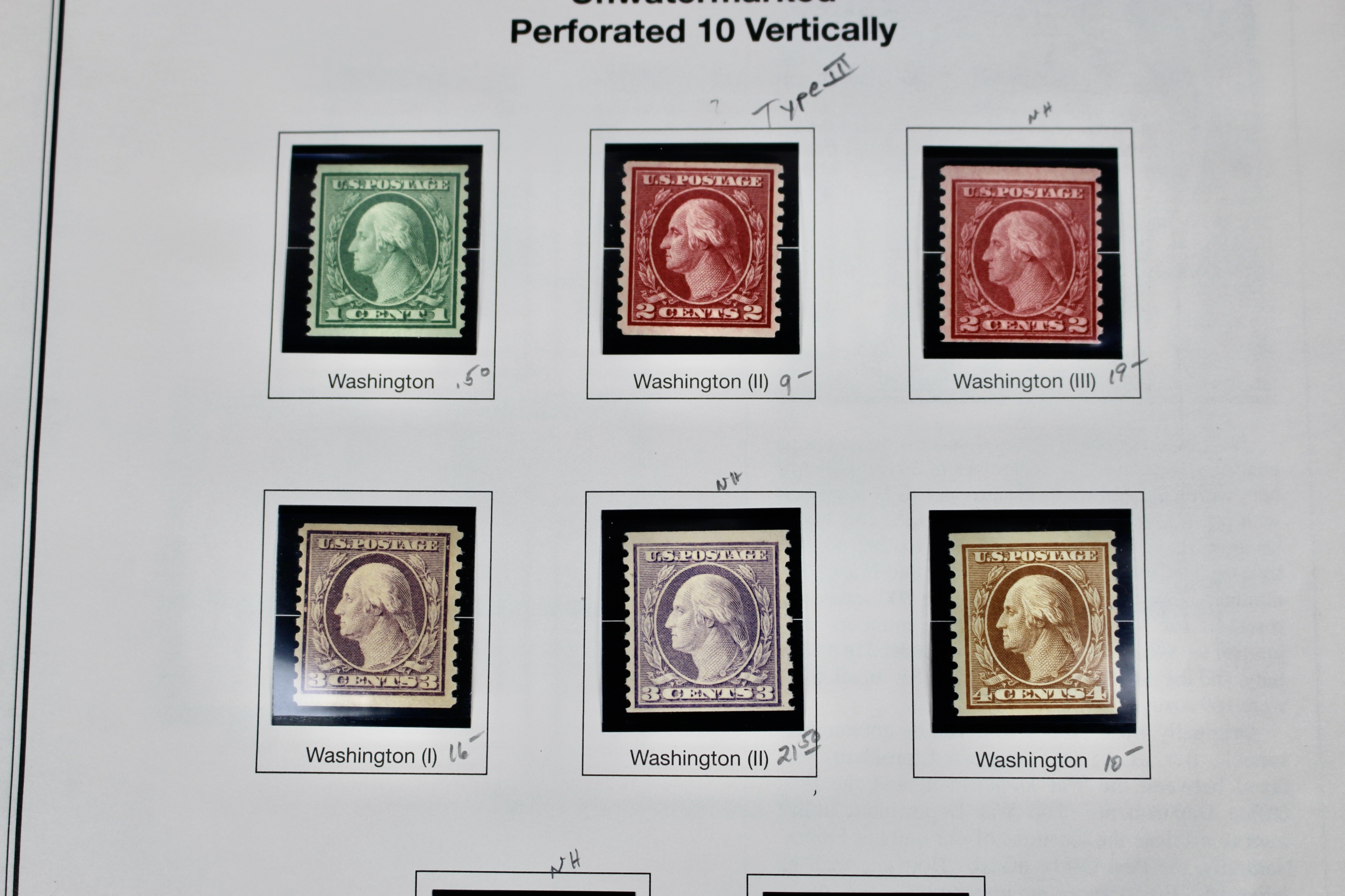 Mint Condition U.S. Postage Stamp Collection, 1908 to 1929