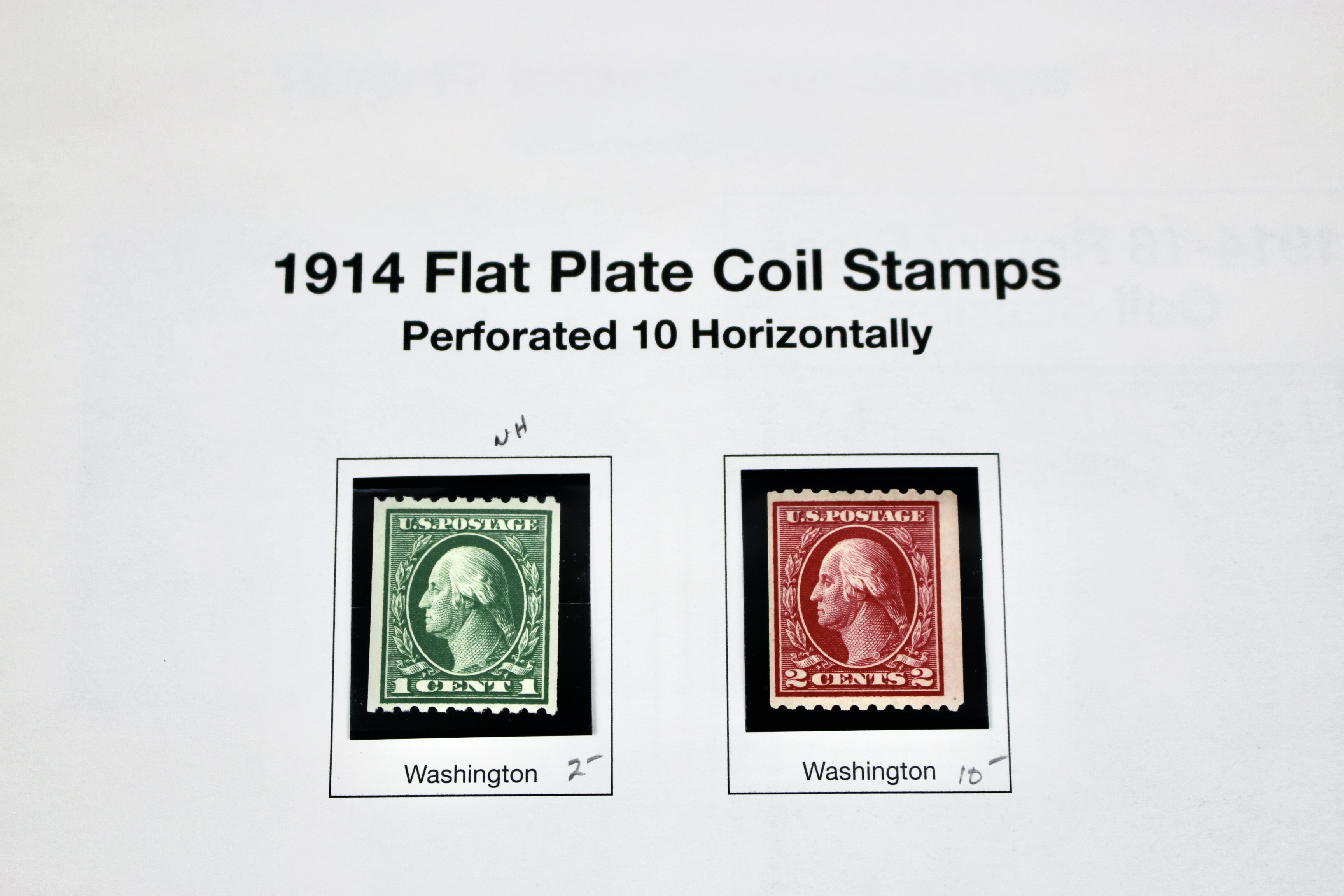 Mint Condition U.S. Postage Stamp Collection, 1908 to 1929