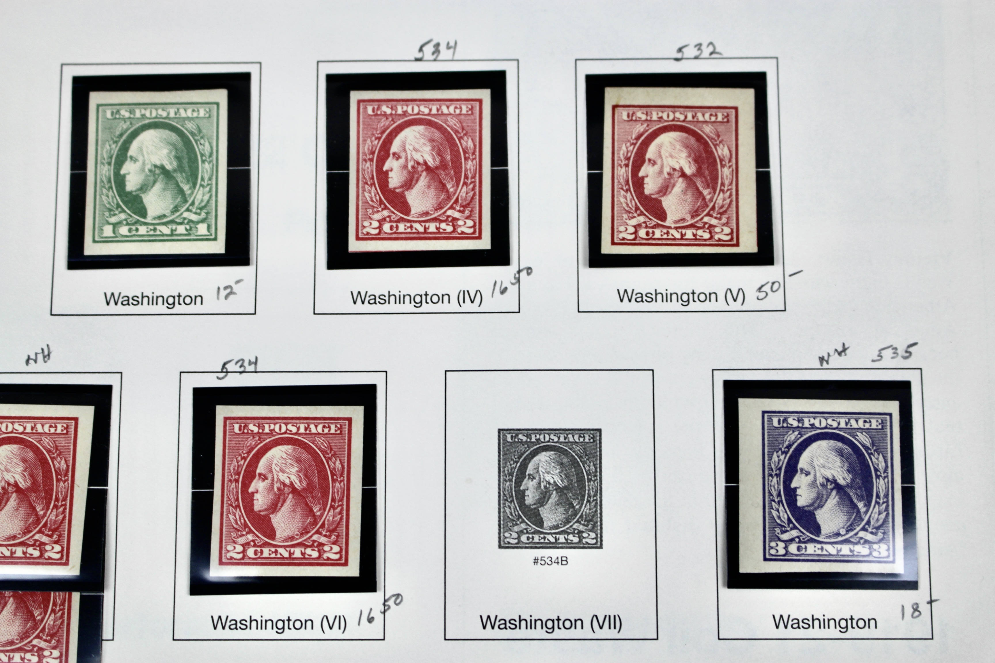 Mint Condition U.S. Postage Stamp Collection, 1908 to 1929