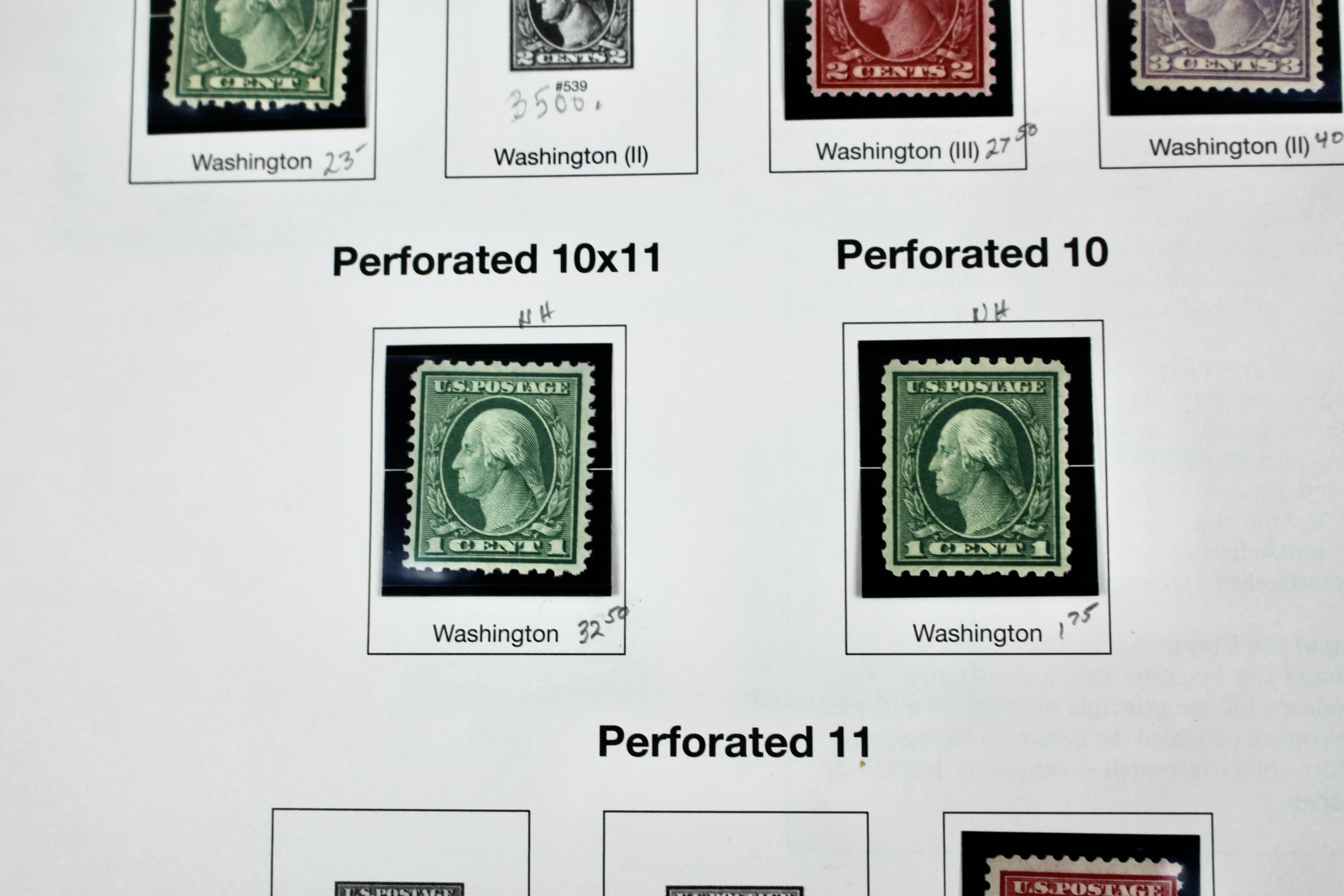 Mint Condition U.S. Postage Stamp Collection, 1908 to 1929