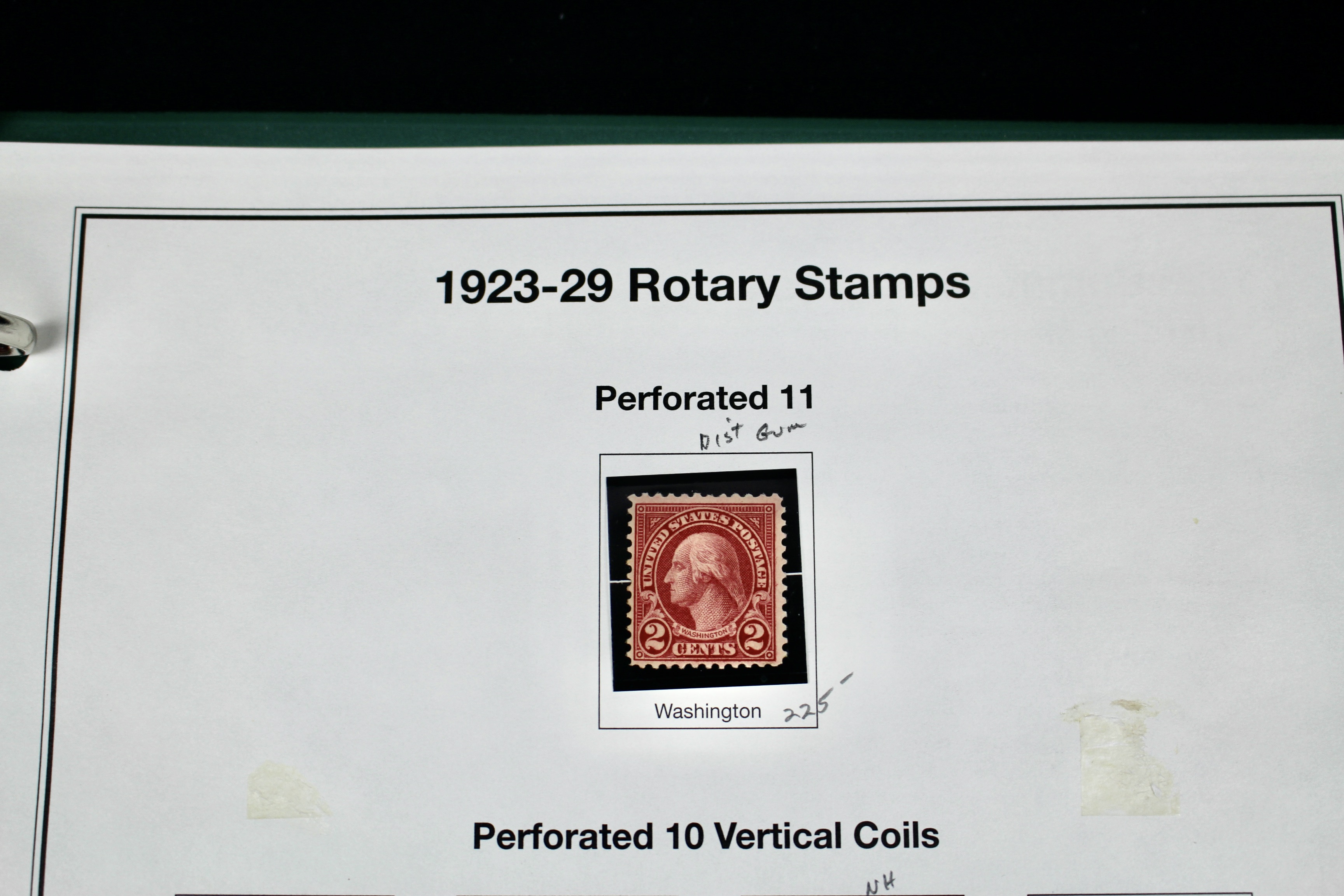 Mint Condition U.S. Postage Stamp Collection, 1908 to 1929
