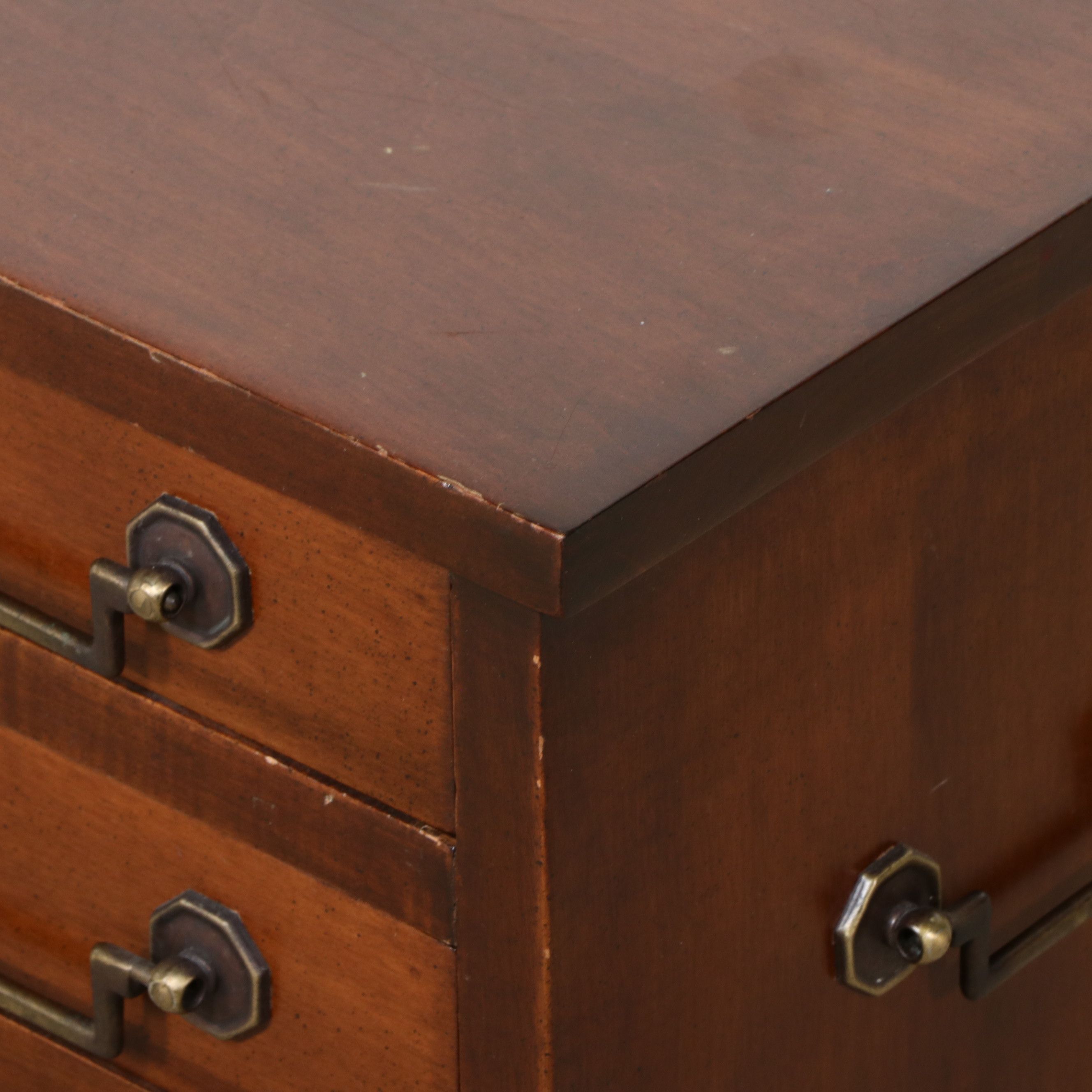 George III Style Wooden Jewelry Chest