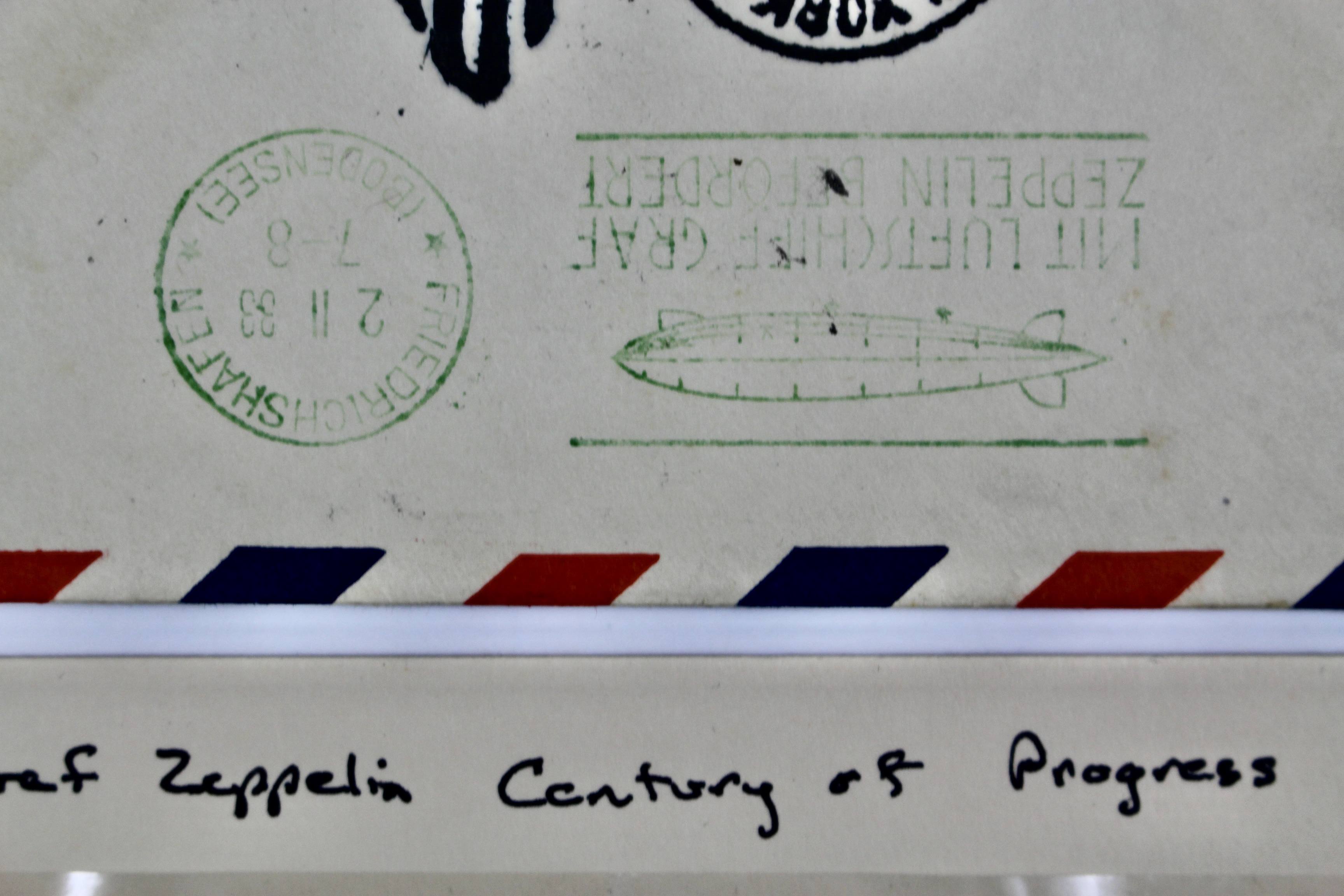 1933 Graf Zeppelin "Century of Progress" Postal Cover, with Scott C18