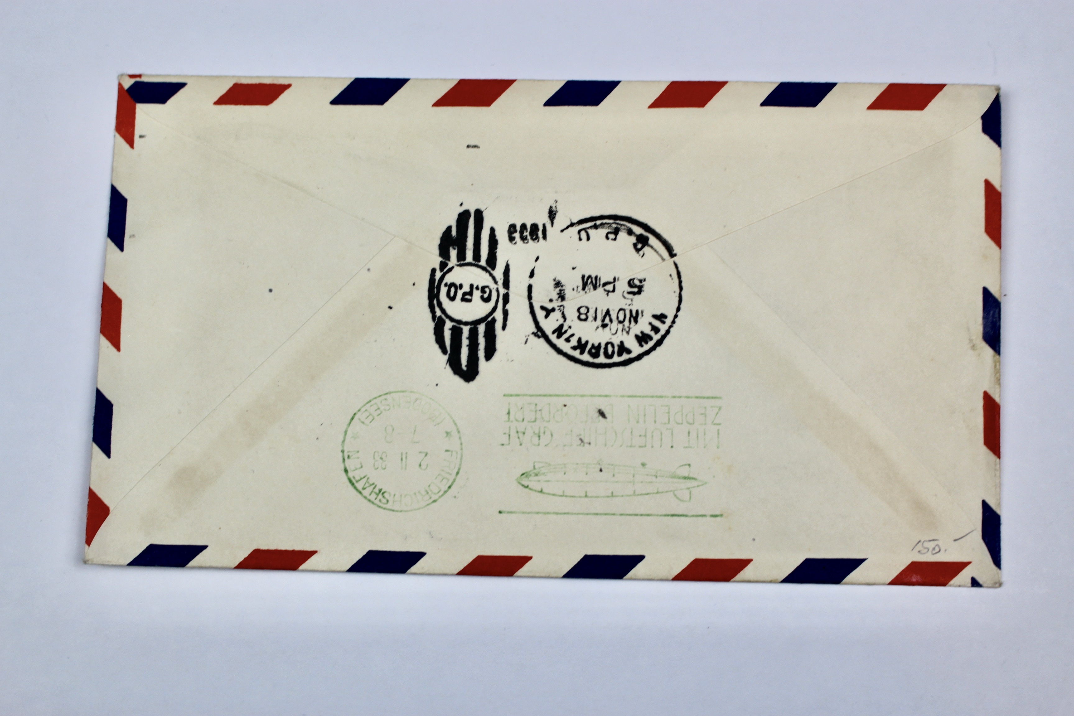 1933 Graf Zeppelin "Century of Progress" Postal Cover, with Scott C18