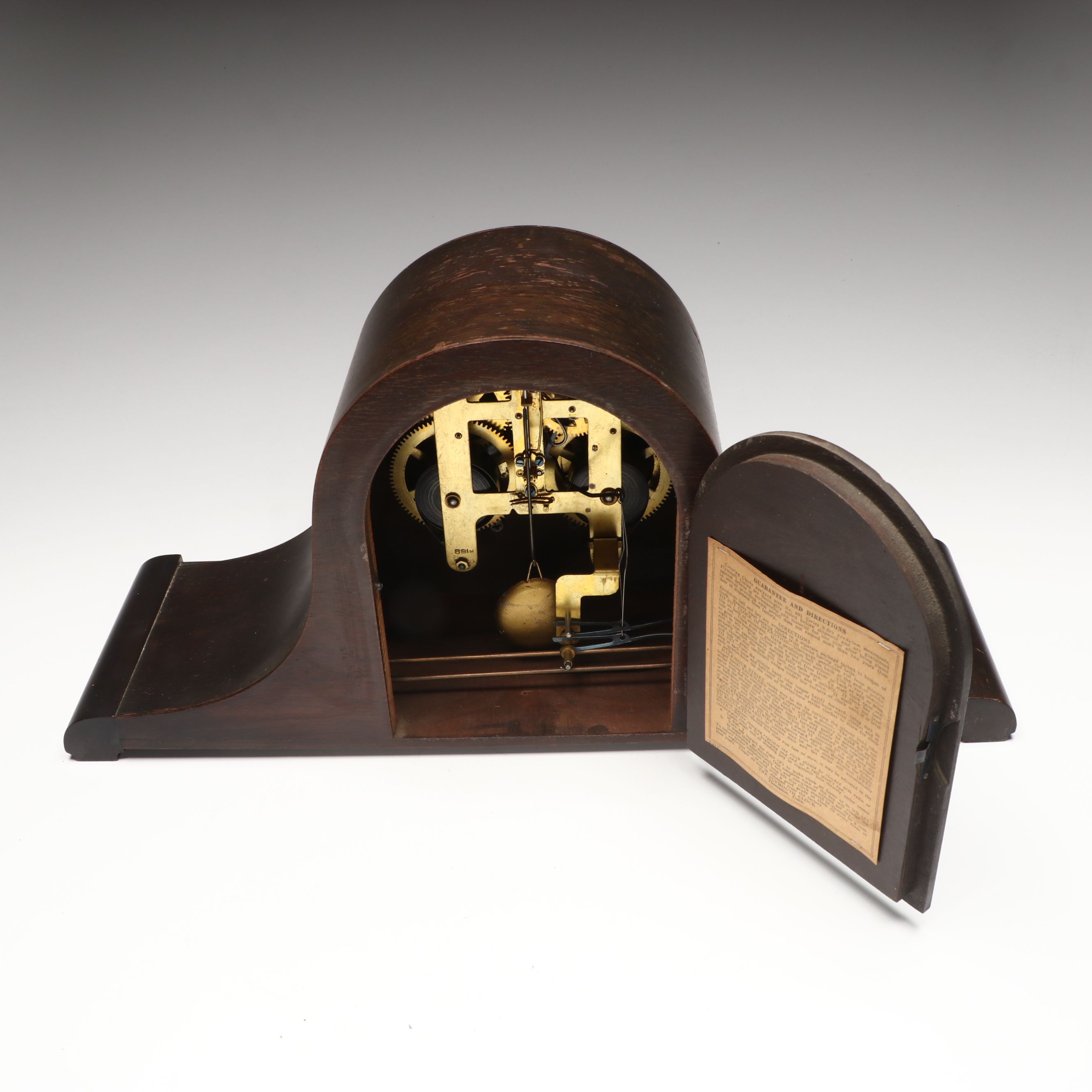 Plymouth Wooden Mantel Clock