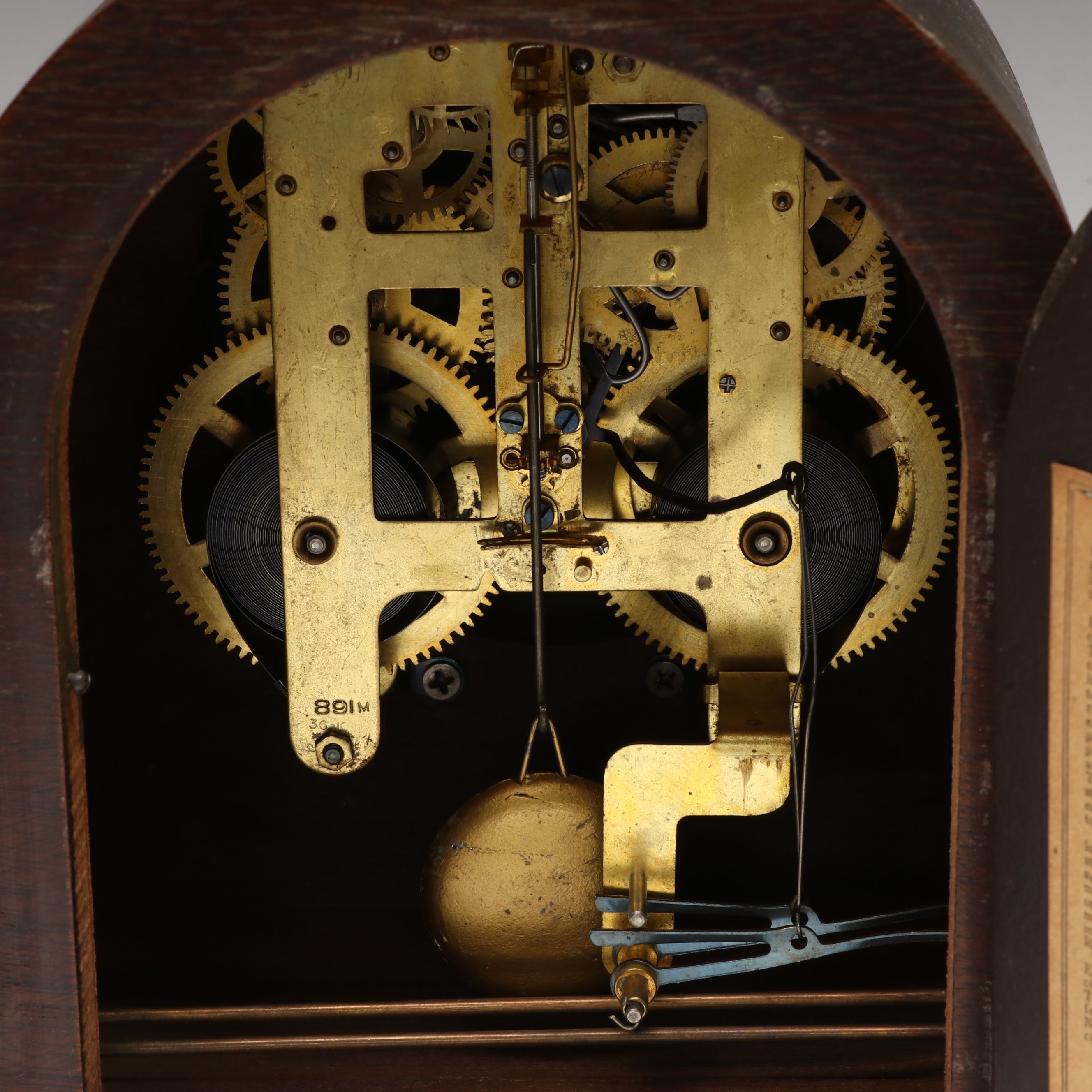 Plymouth Wooden Mantel Clock