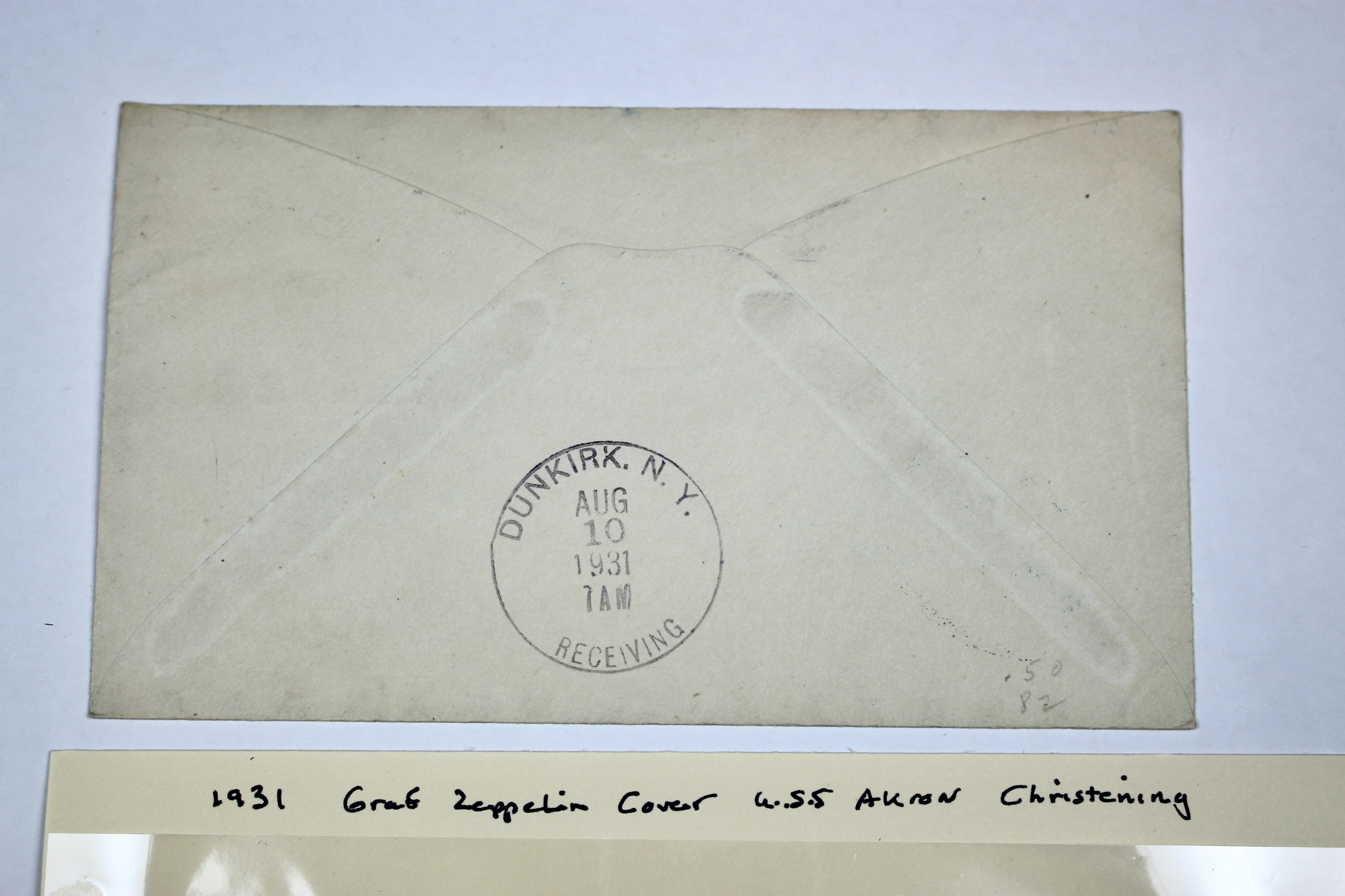 1931 Graf Zeppelin Postal Cover, USS Akron Christening