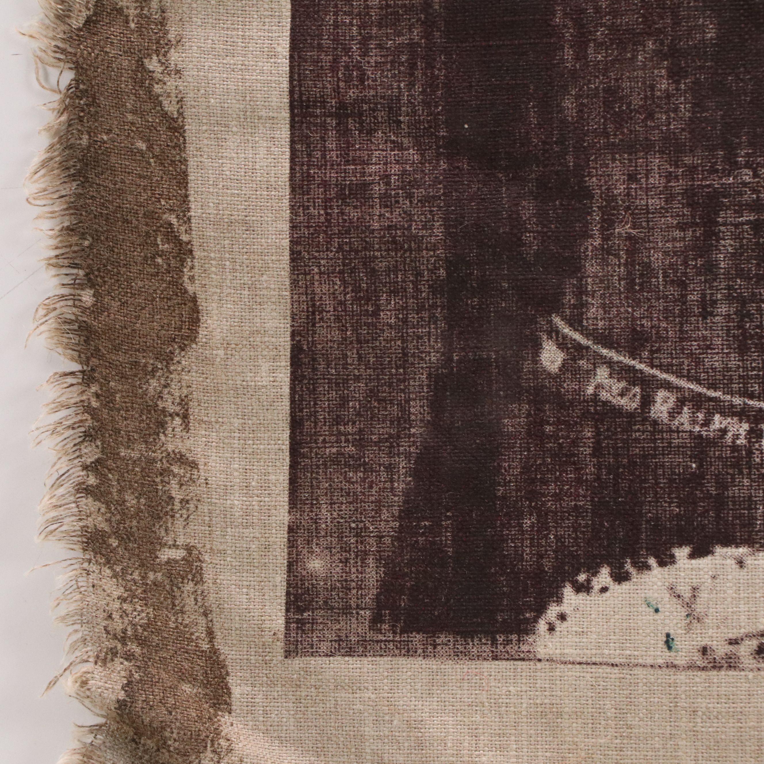 Eric Ajama Embellished Screenprinted Portraits on Canvas