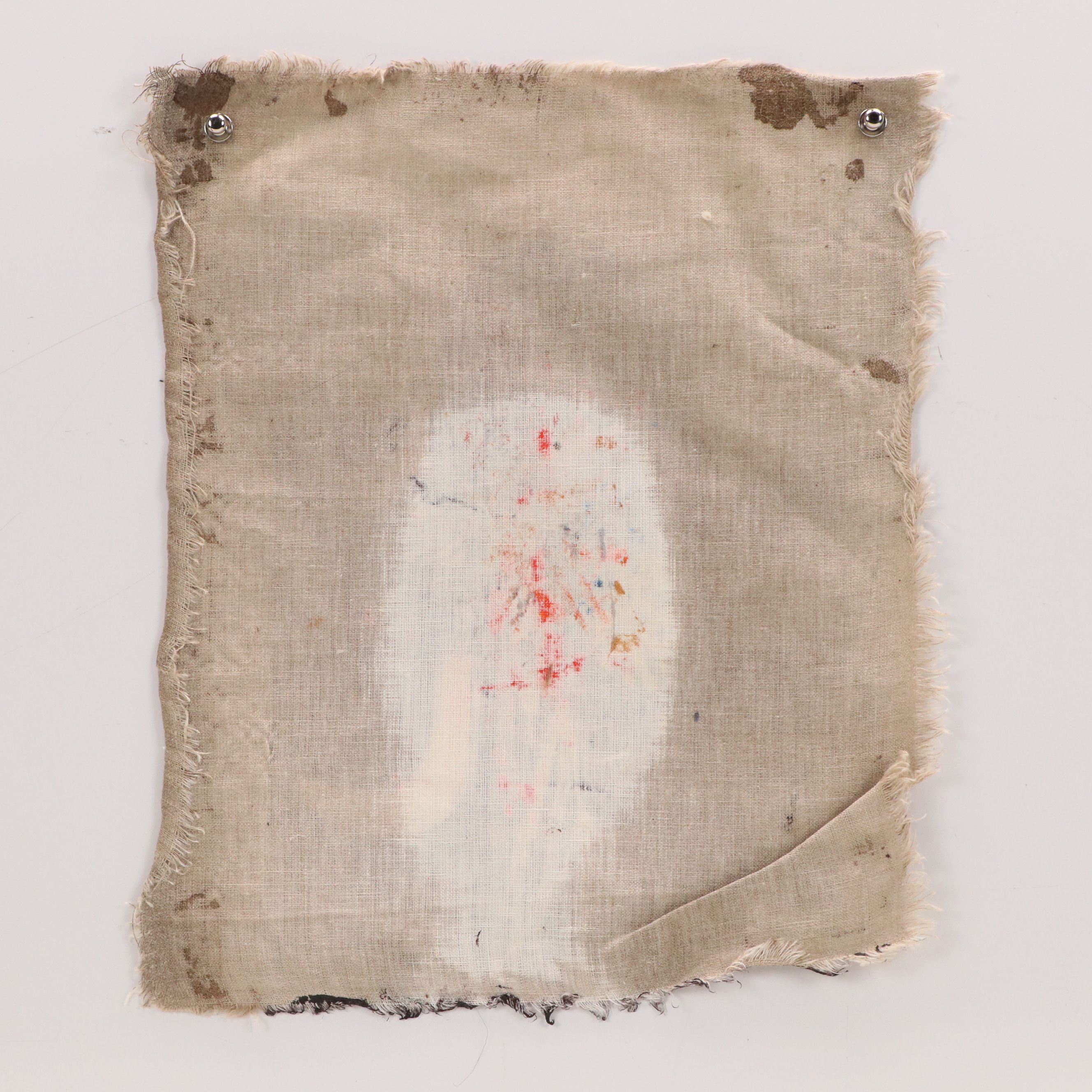 Eric Ajama Embellished Screenprinted Portraits on Canvas