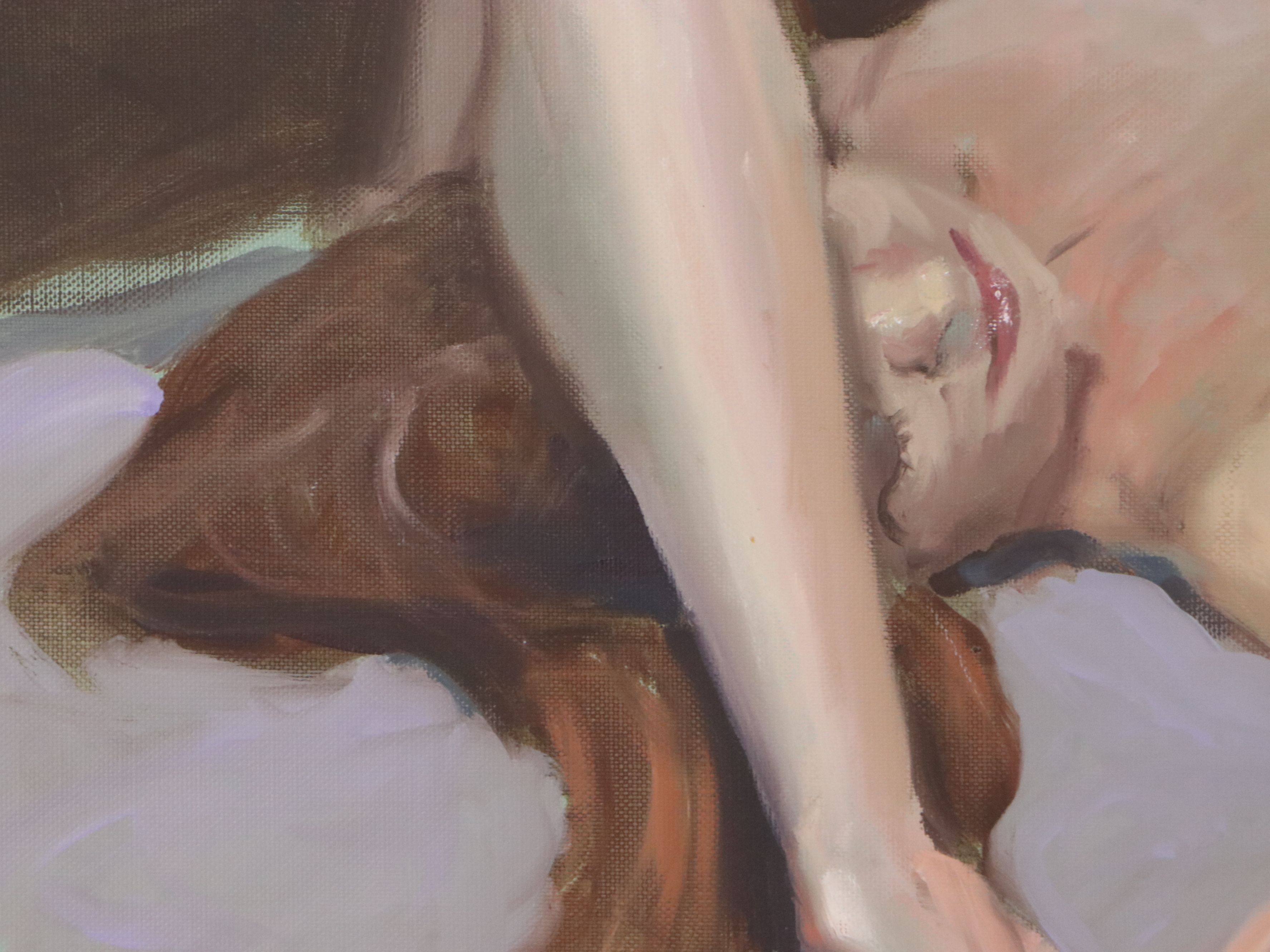 Larry Griggs Oil Paintings of Female Nudes, 21st Century