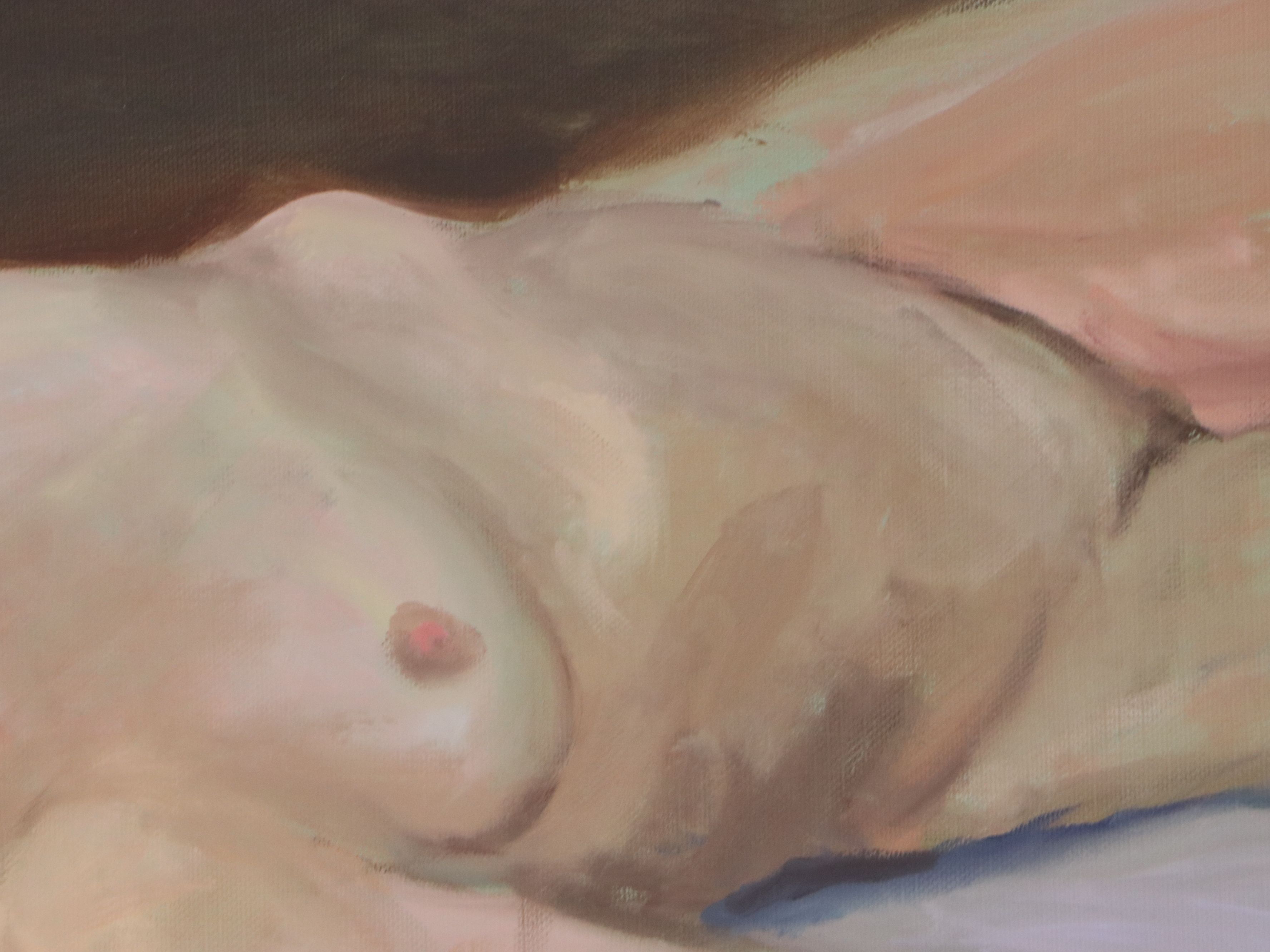 Larry Griggs Oil Paintings of Female Nudes, 21st Century