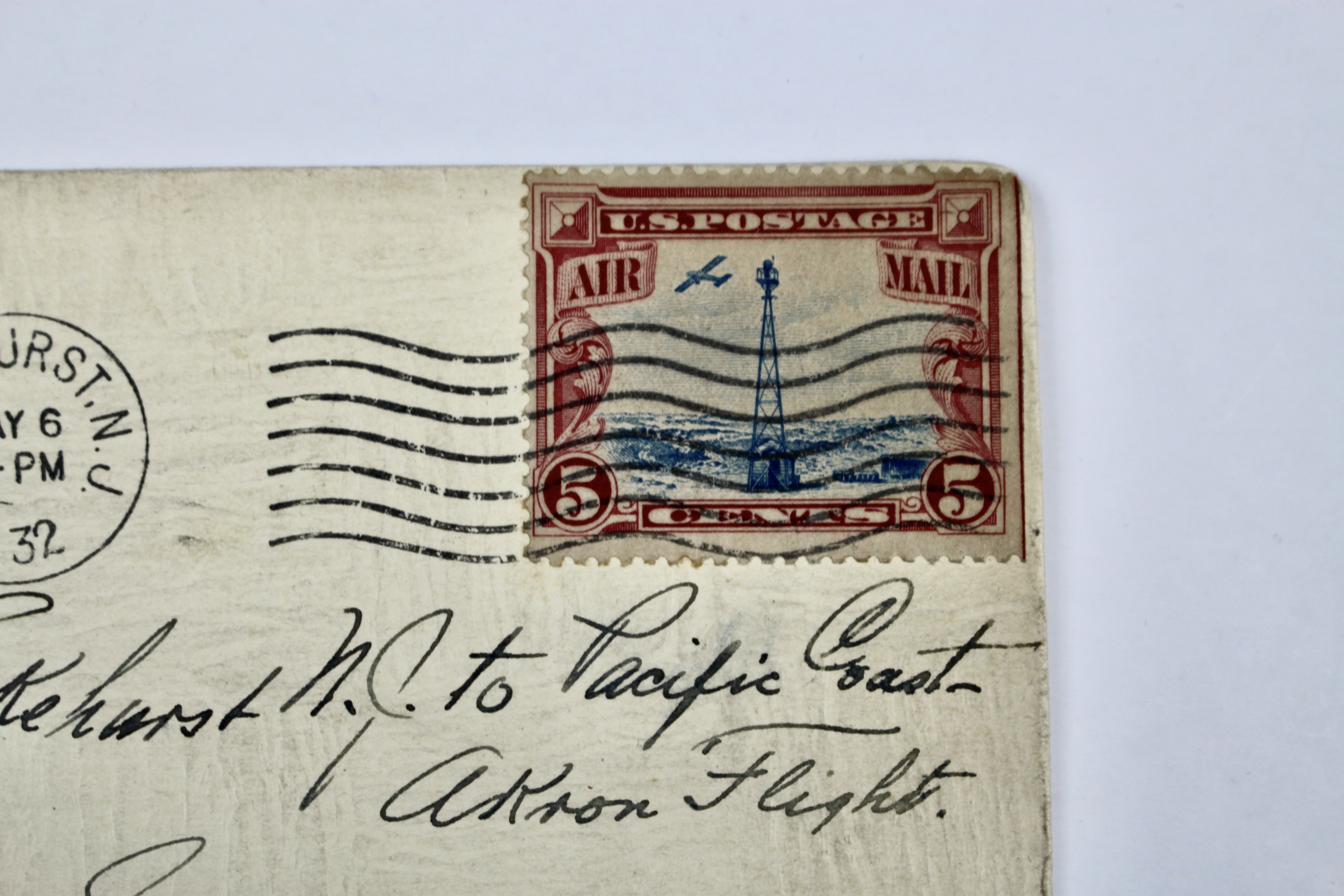 1932 USS Akron Graf Zeppelin Postal Cover