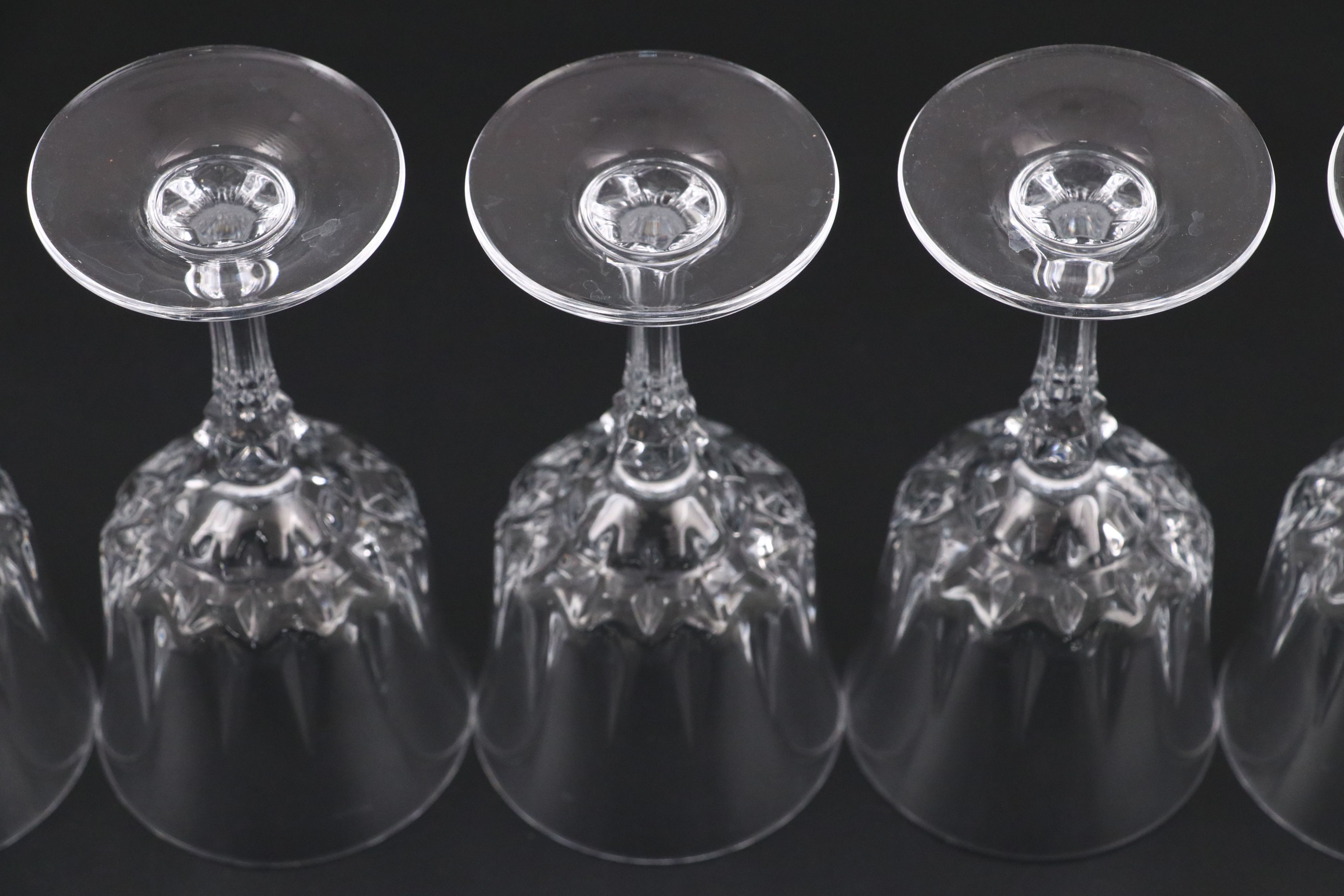 Cristal d'Arques-Durand "Avignon" Crystal Wine Glasses, 1983–2006