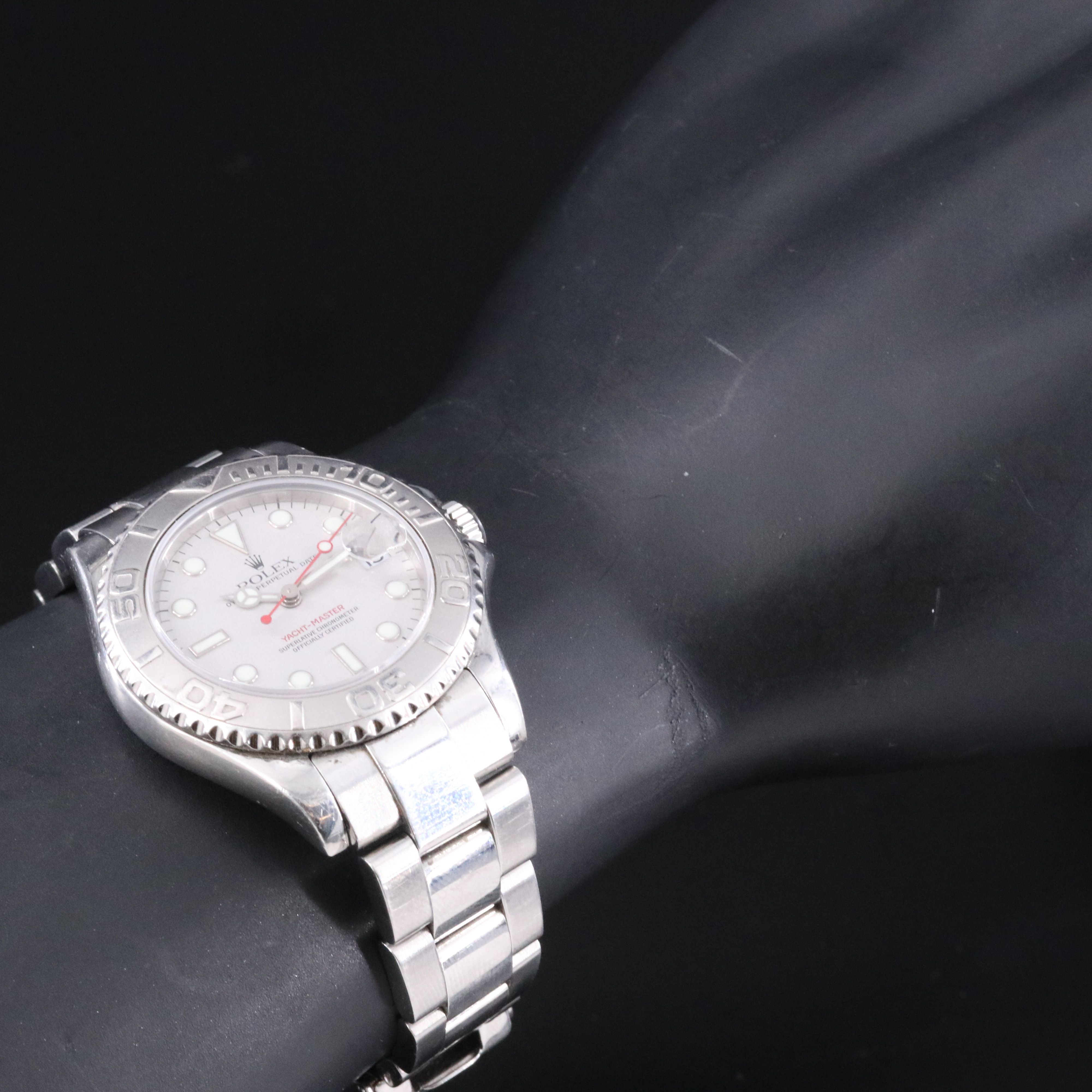 1999 Rolex Yacht - Master Rolesium (Steel & Platinum) 35MM Ref.168622 Watch