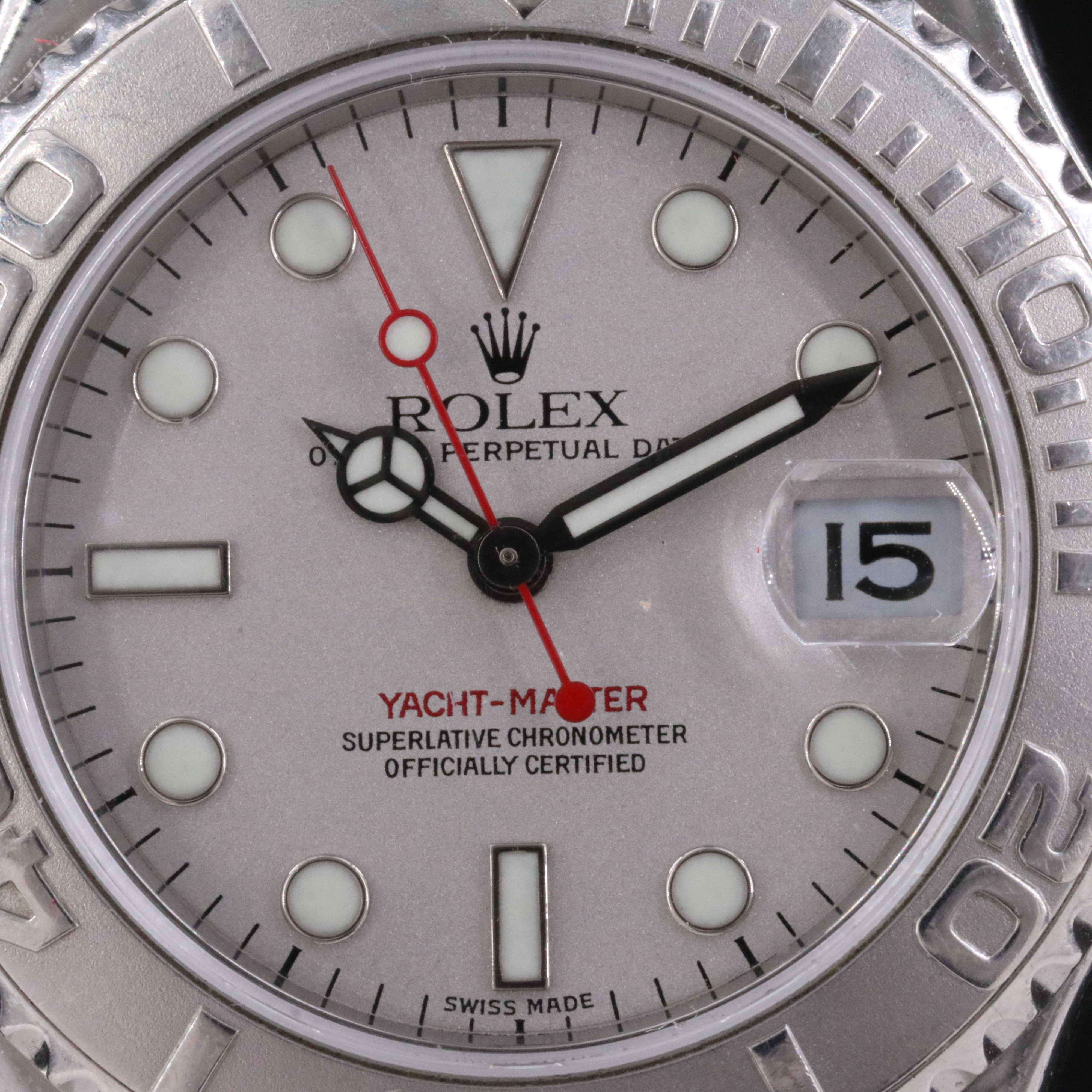 1999 Rolex Yacht - Master Rolesium (Steel & Platinum) 35MM Ref.168622 Watch