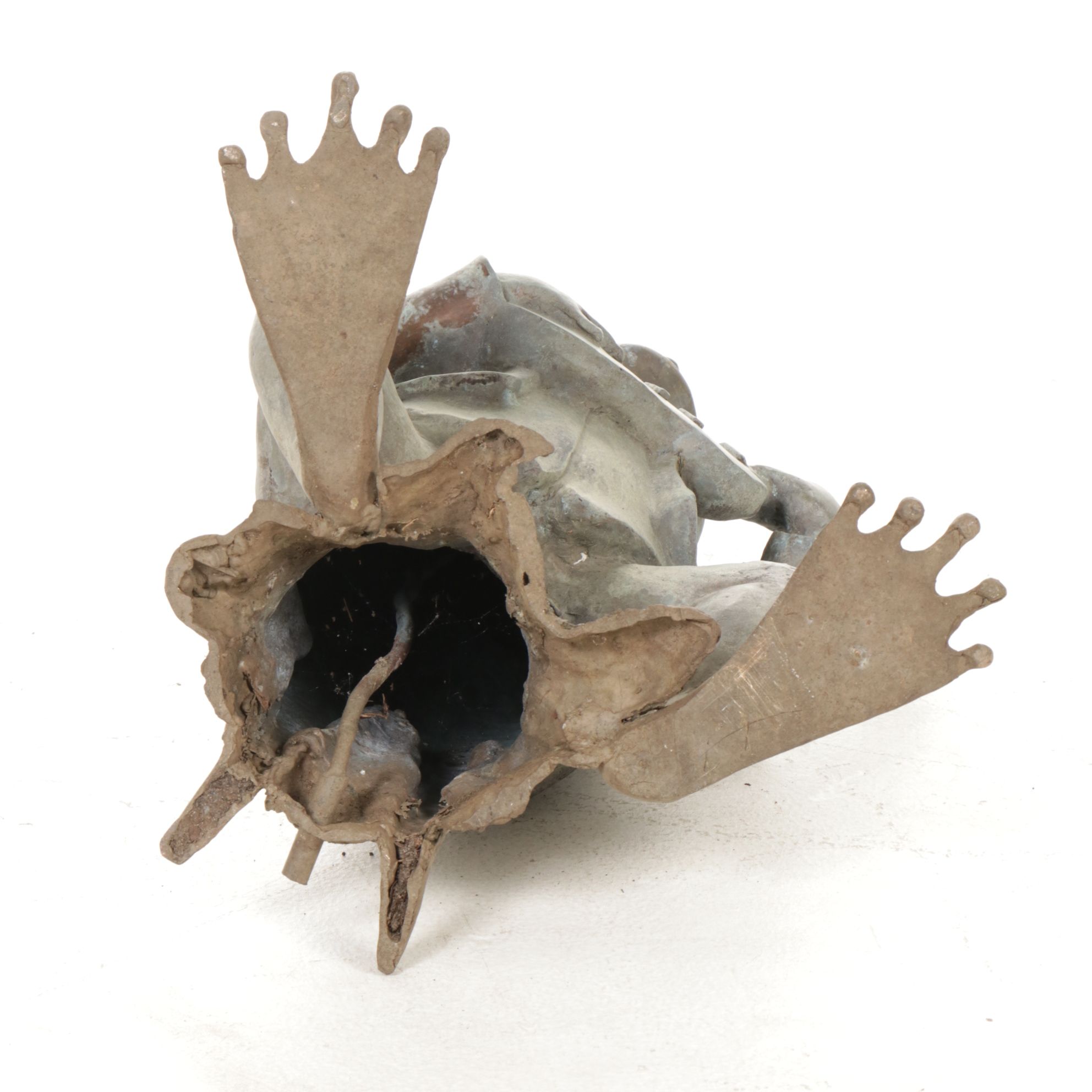 Guitar Playing Frog Garden Statue and Water Fountain