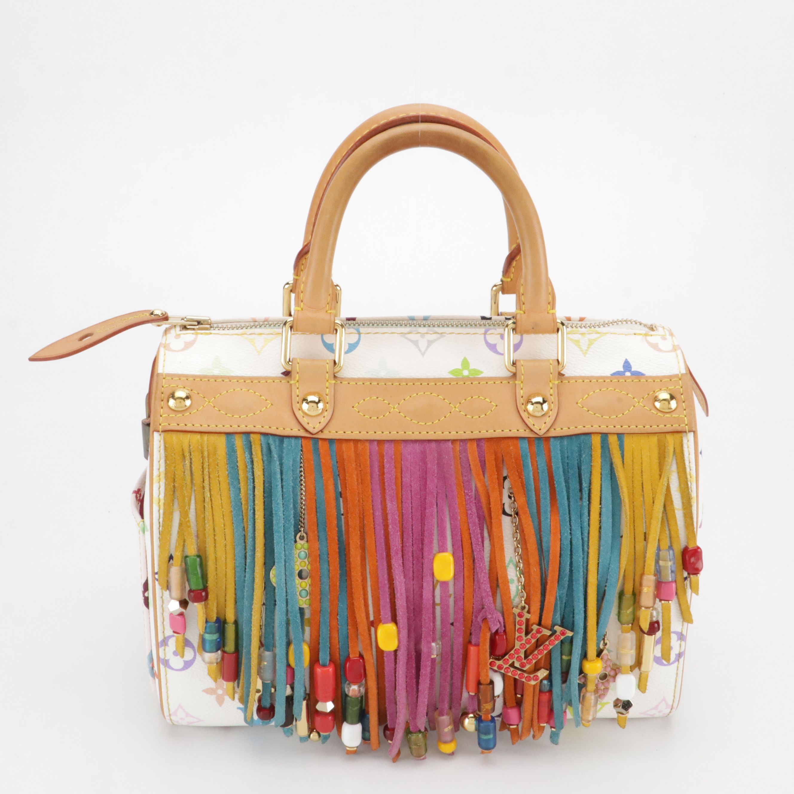 Louis Vuitton Limited Edition Fringe Speedy 25 in Monogram Multicolore Canvas