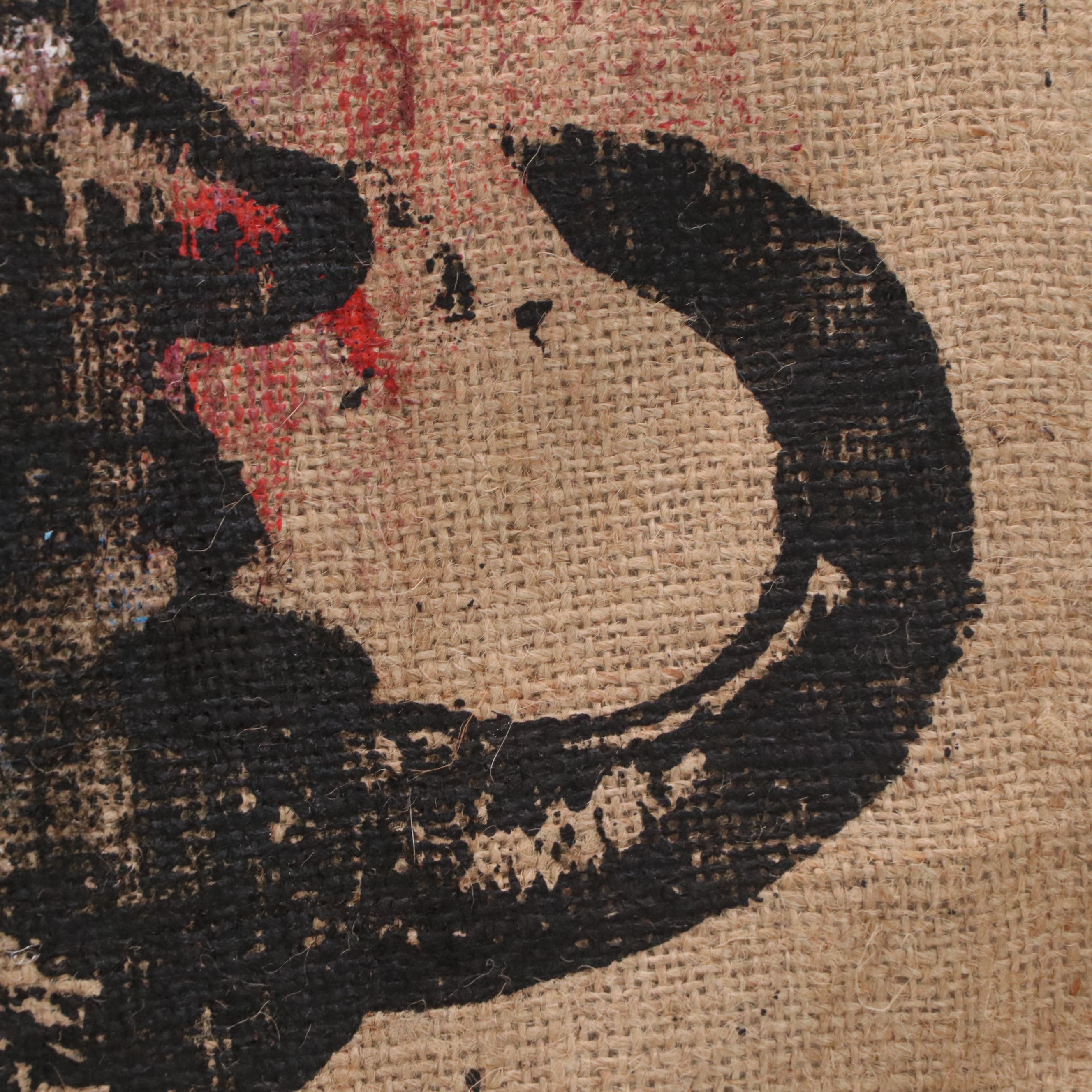 Eric Ajama Embellished Screenprint of Warthog