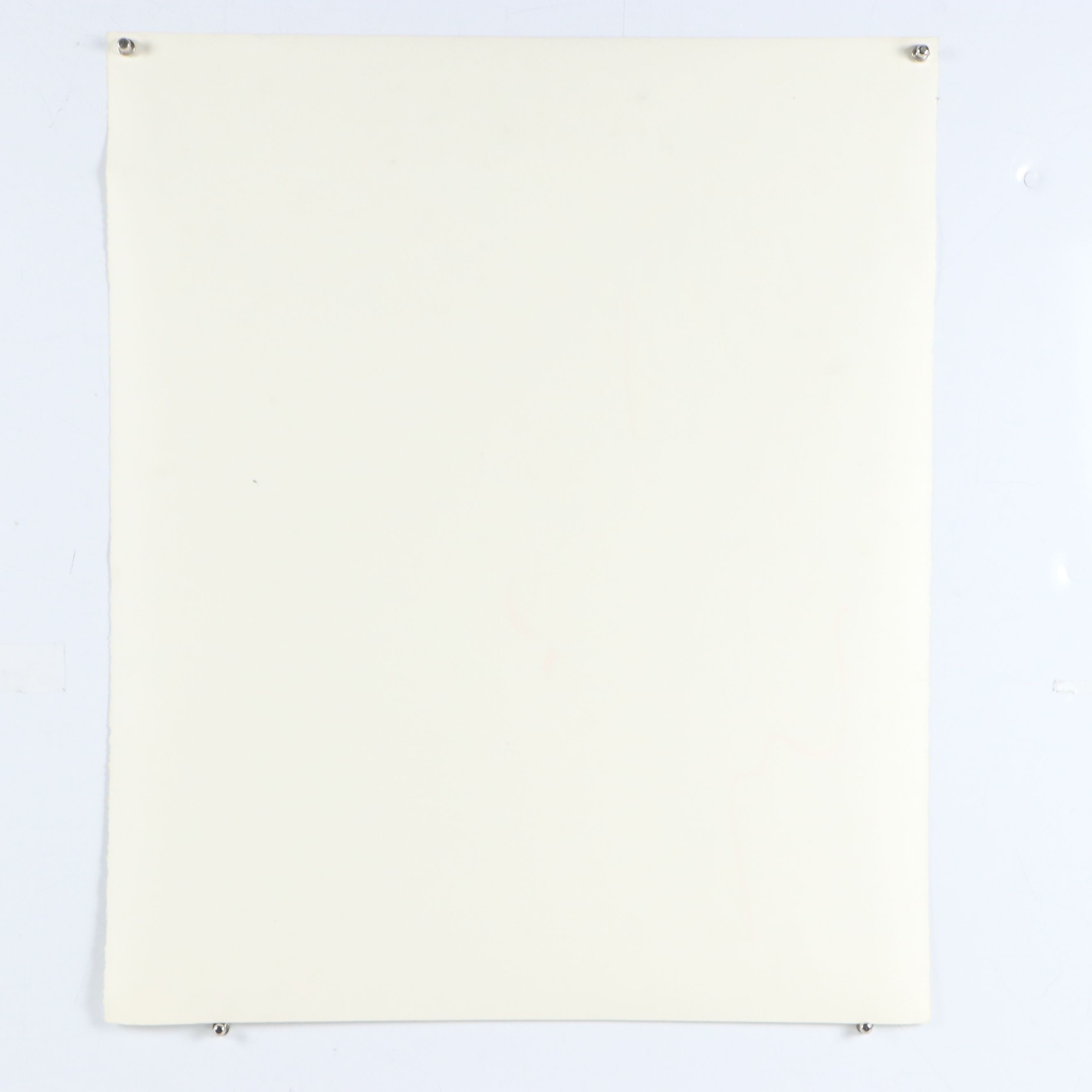 Harry Hilson Linear Mixed Media Painting, Mid to Late 20th Century