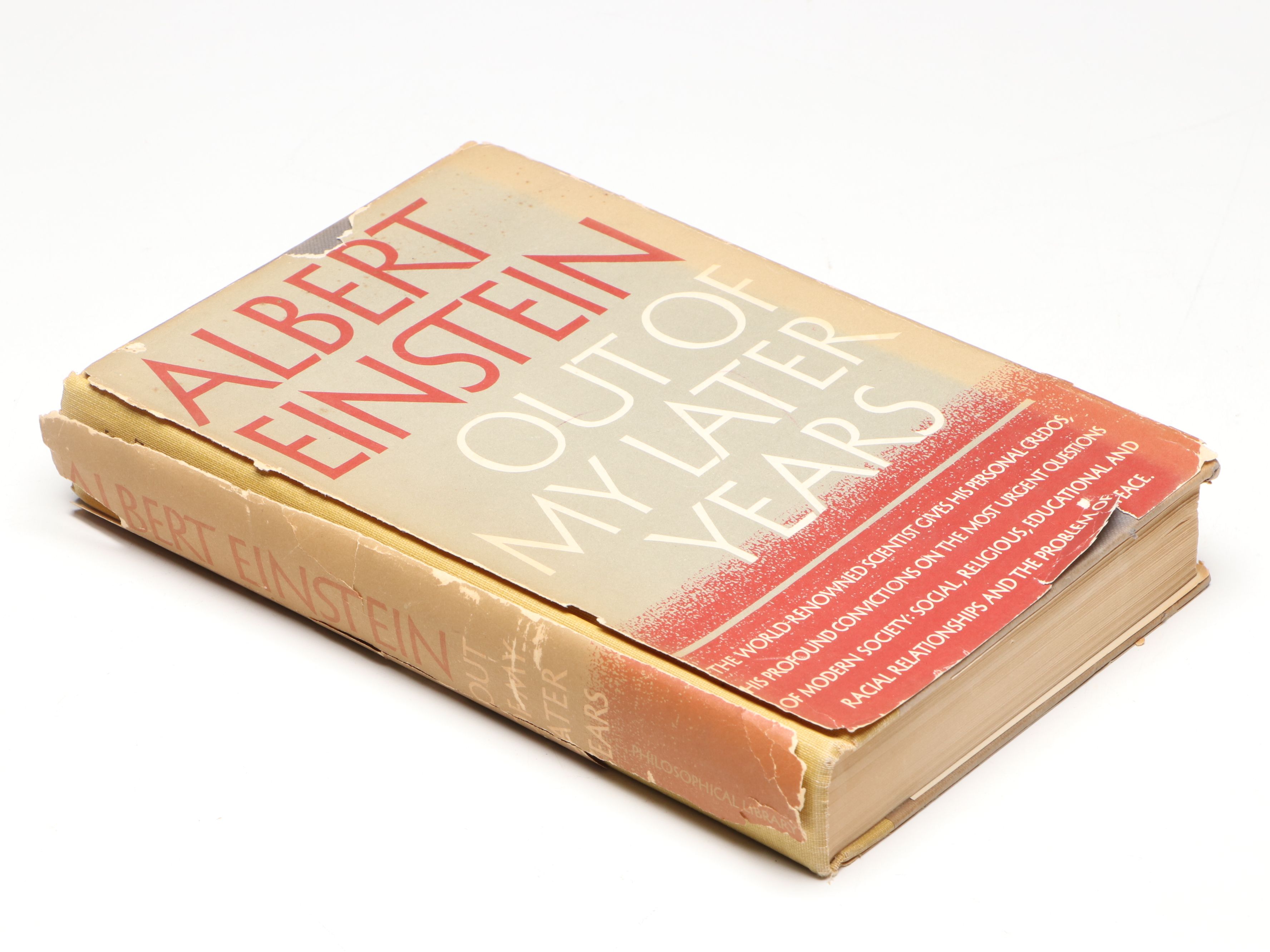 "Out of My Later Years" by Albert Einstein, circa 1950