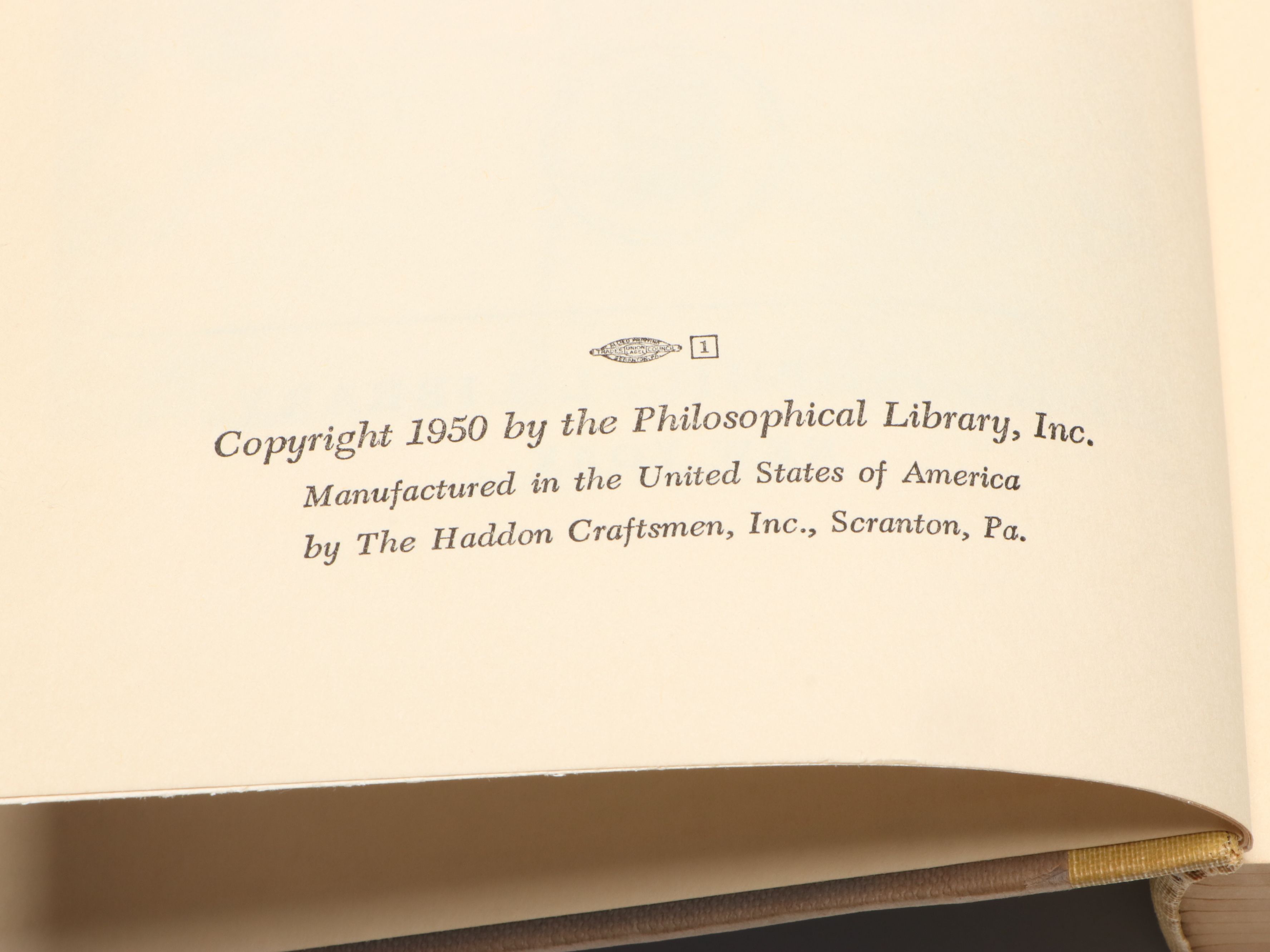 "Out of My Later Years" by Albert Einstein, circa 1950