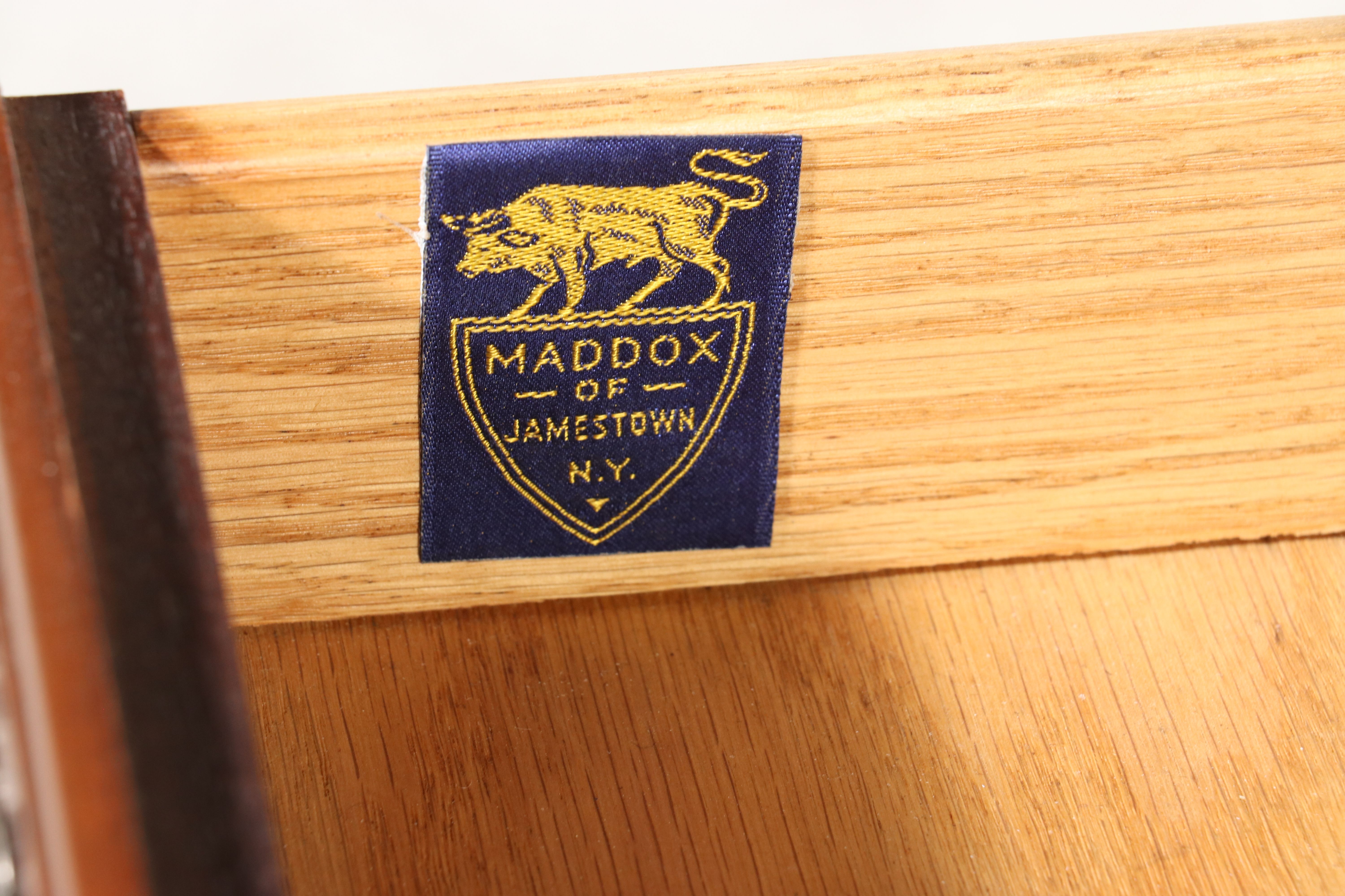 Maddox of Jamestown Mahogany Slant-Front Desk