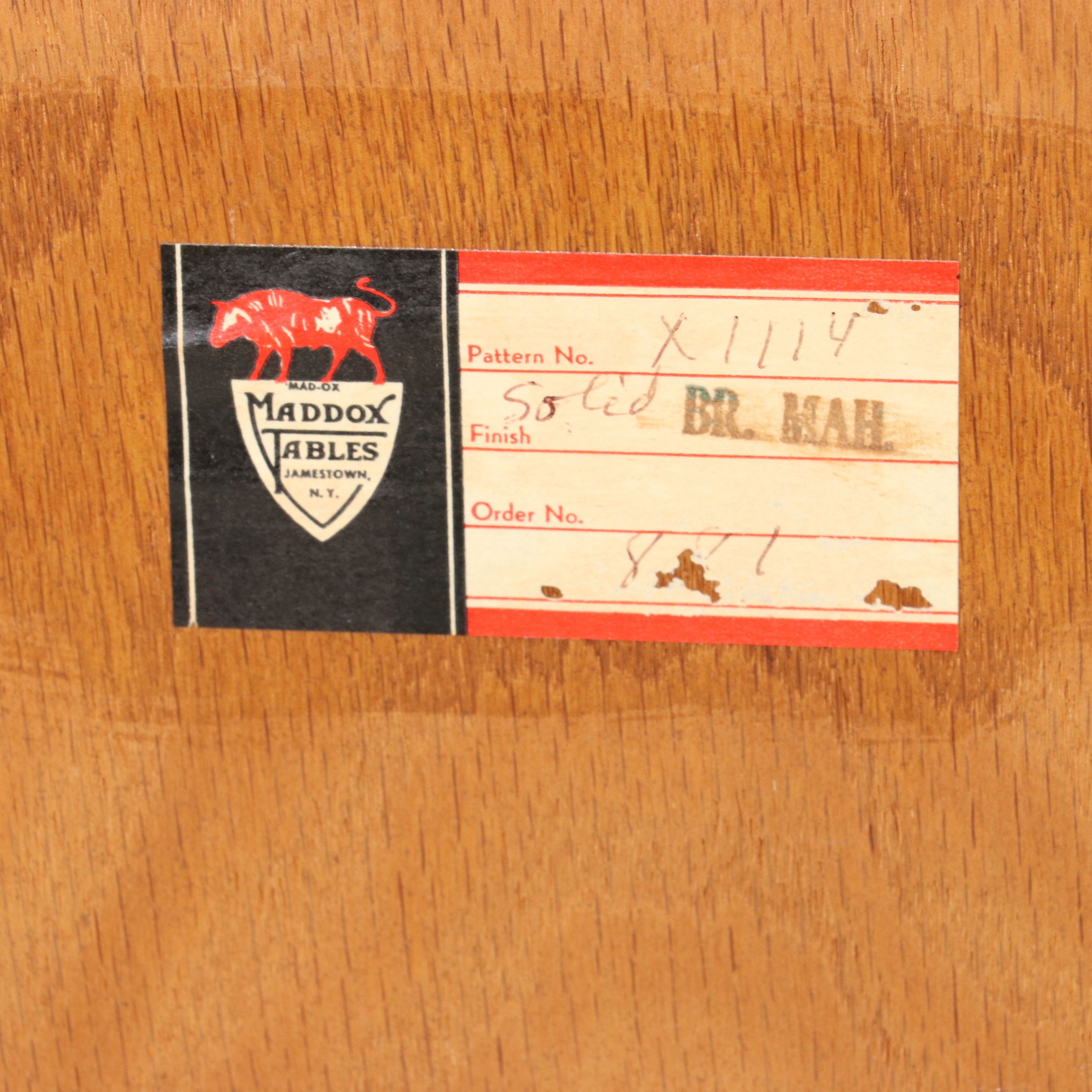 Maddox of Jamestown Mahogany Slant-Front Desk