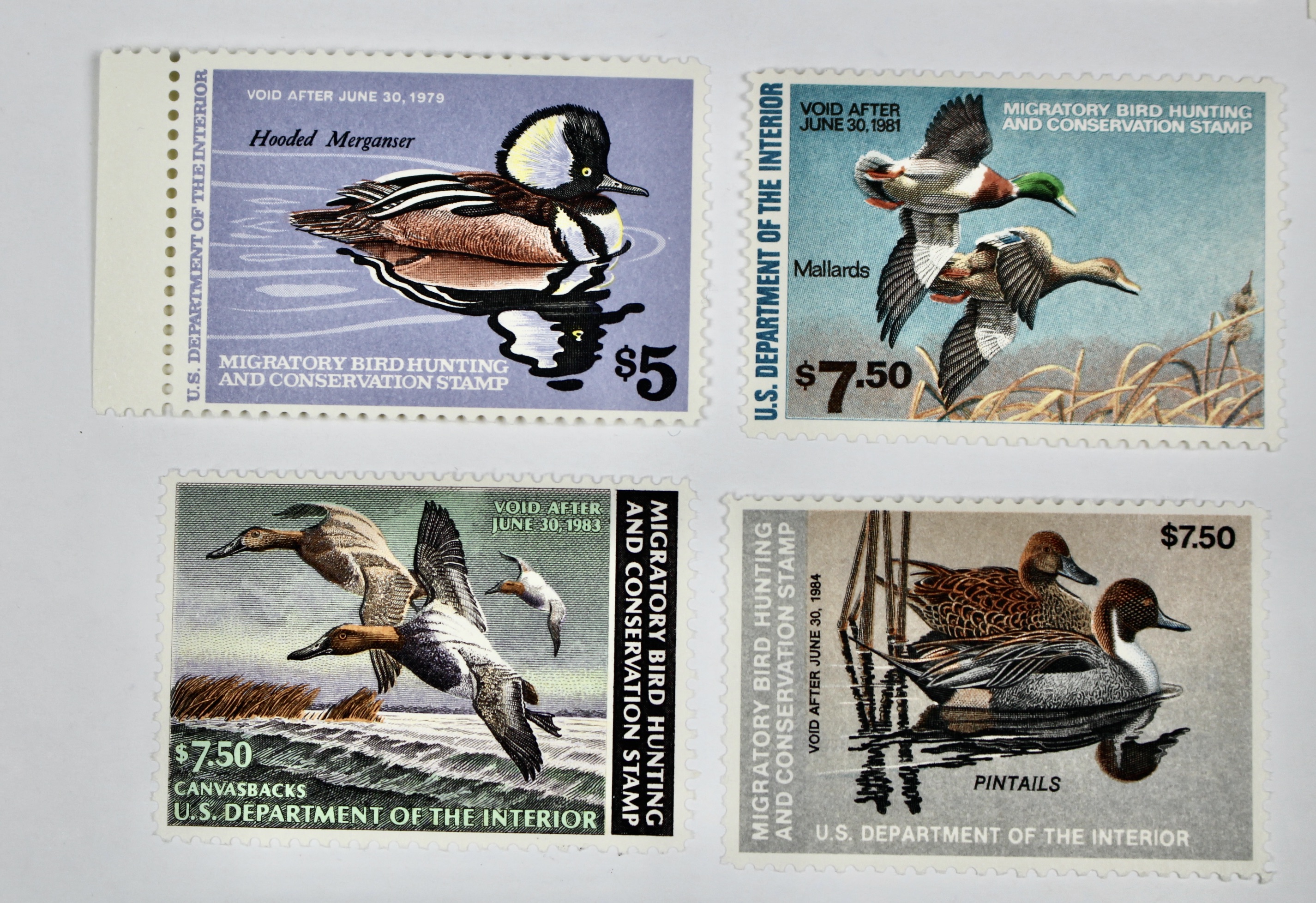 Eleven Different MNH U.S. Duck Stamps