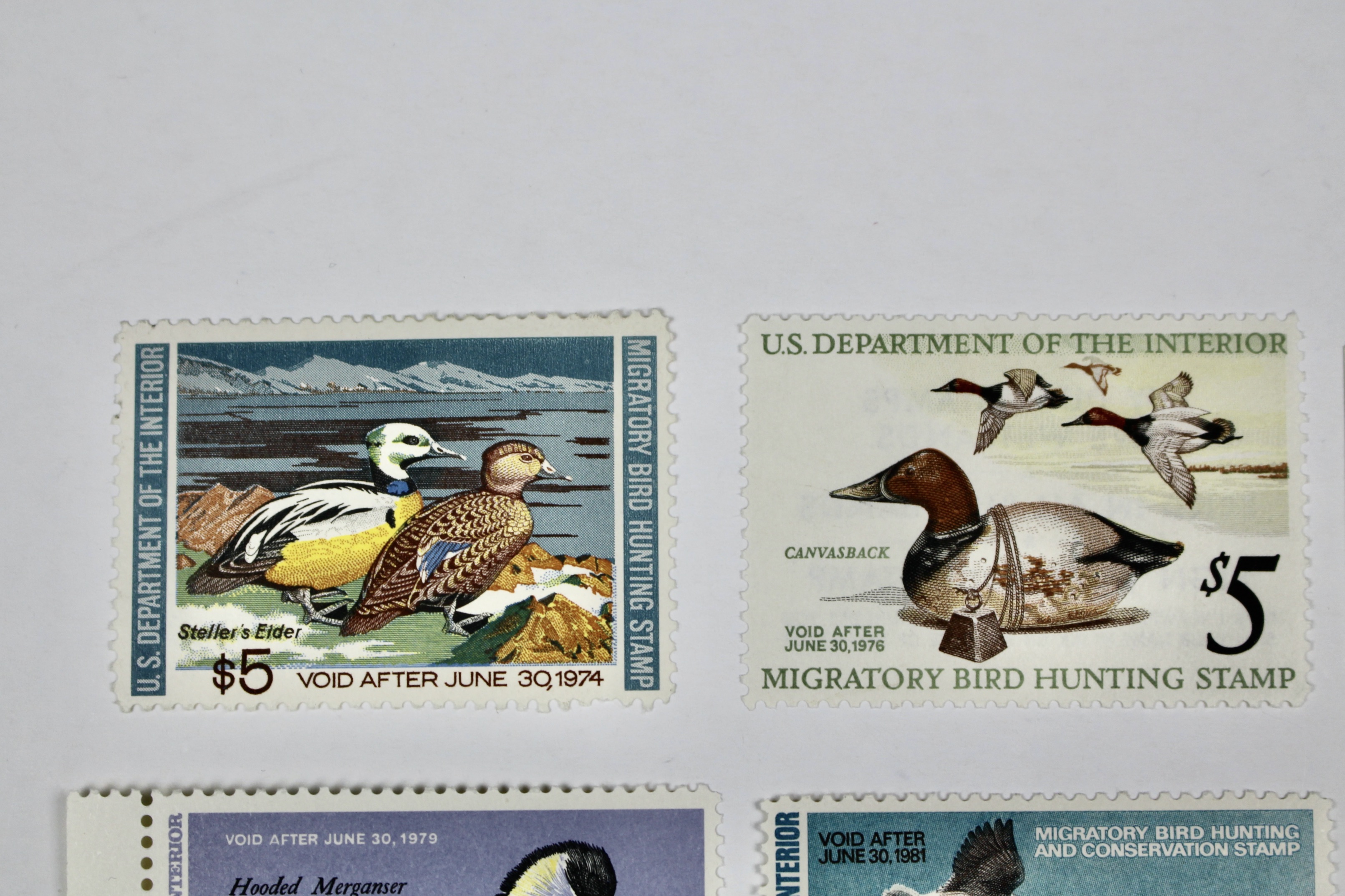 Eleven Different MNH U.S. Duck Stamps