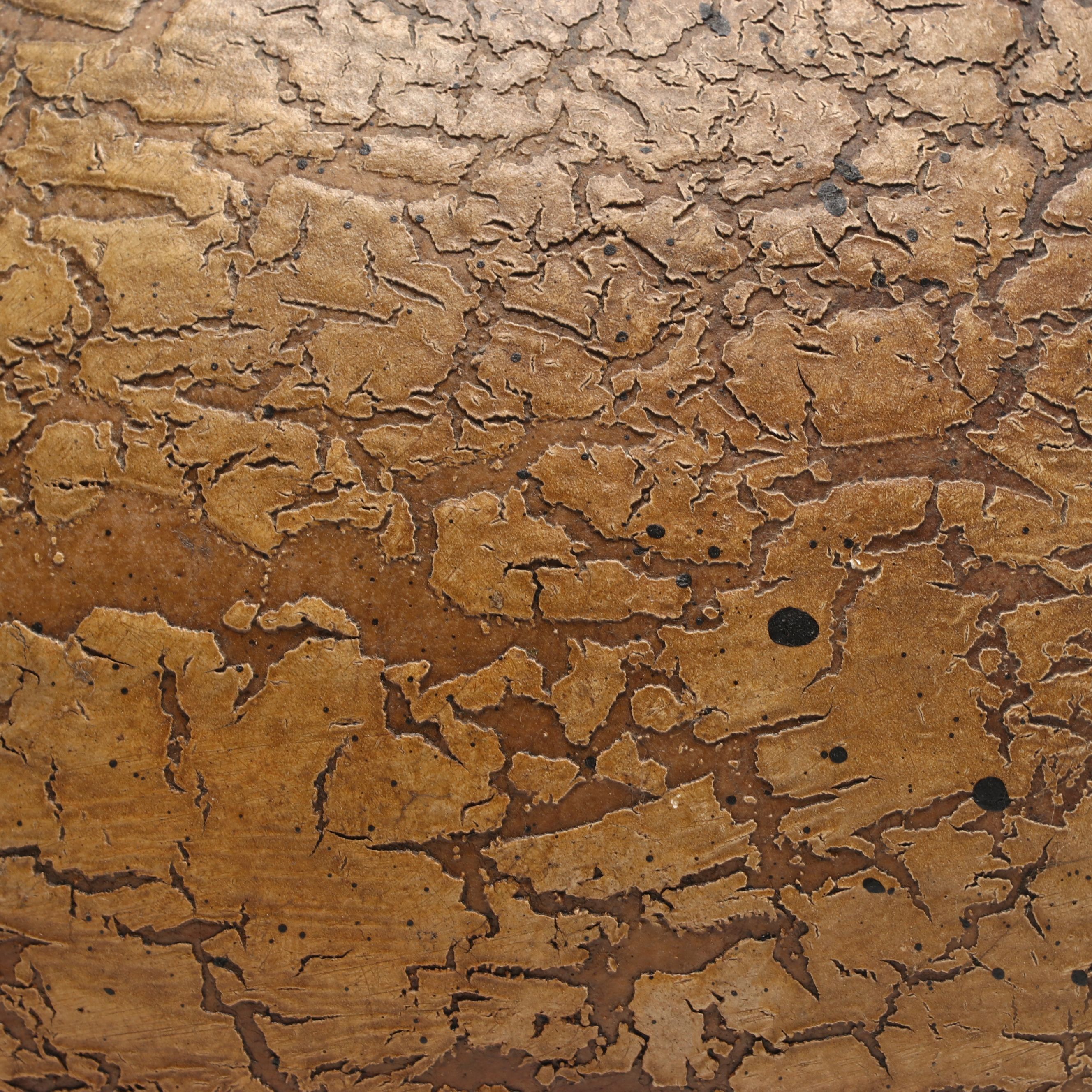 Hand-Painted Porcelain Labrador Figure with Other Rustic Studio Pottery Vases