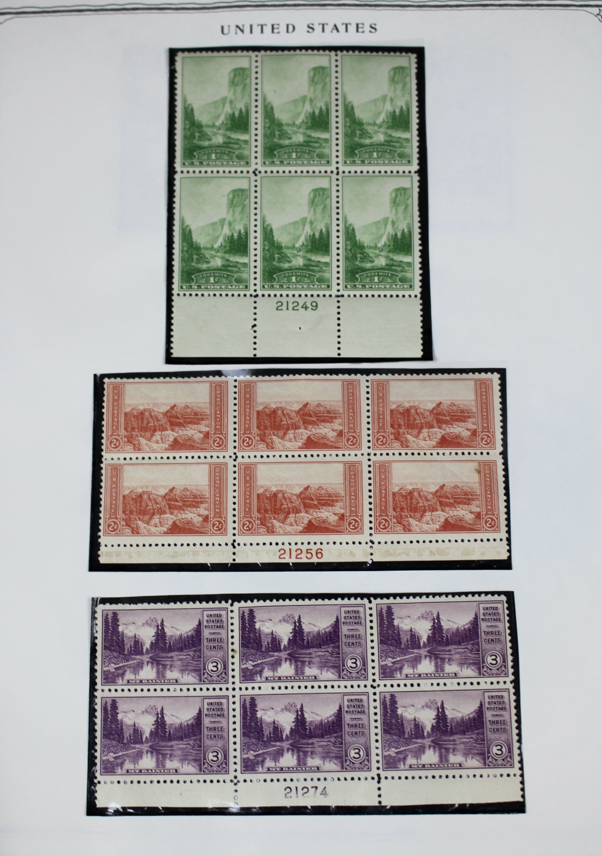 Grouping of Farley Postage Stamp Singles, Plate Blocks, Souvenir Sheets, 1930s