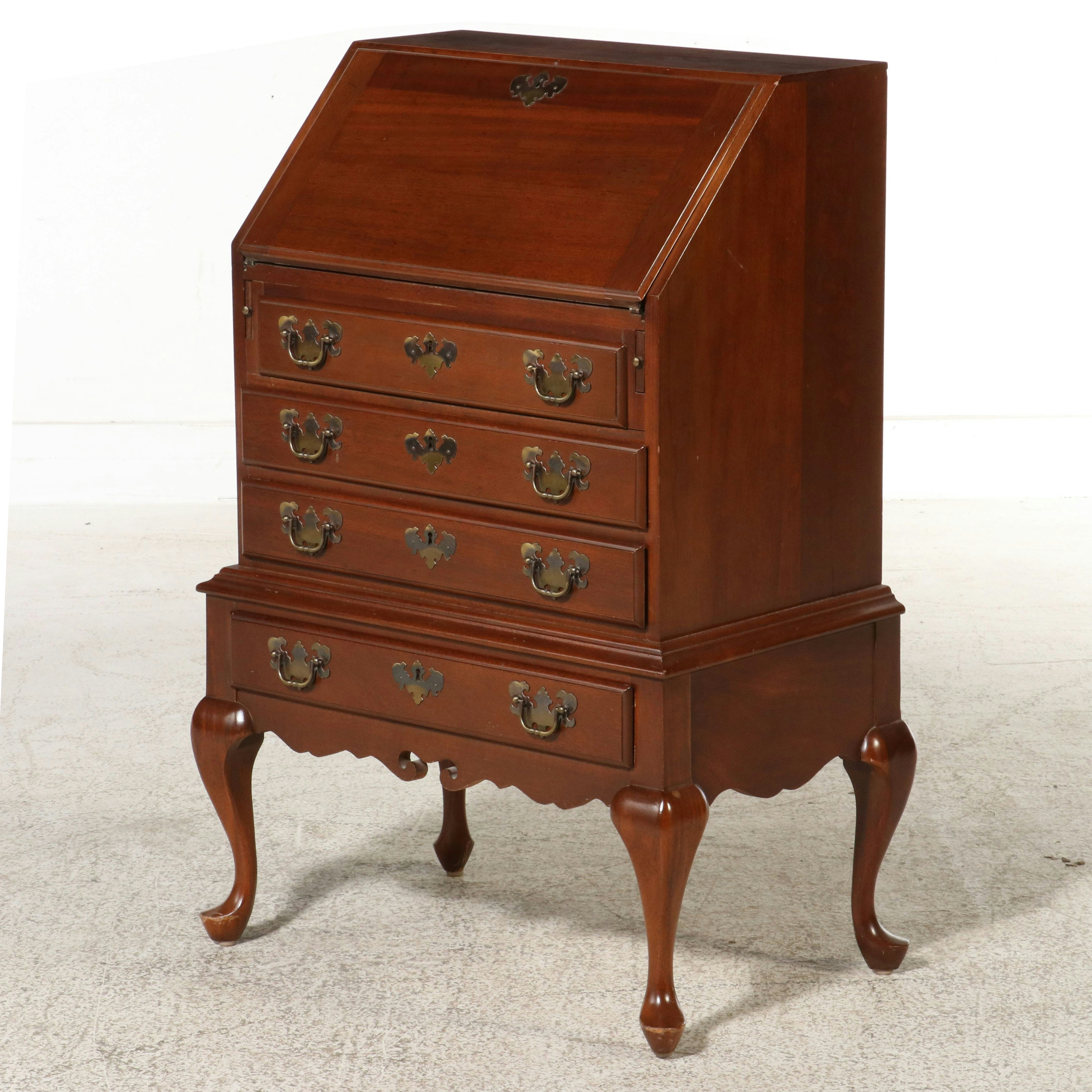 Maddox of Jamestown Mahogany Slant-Front Desk