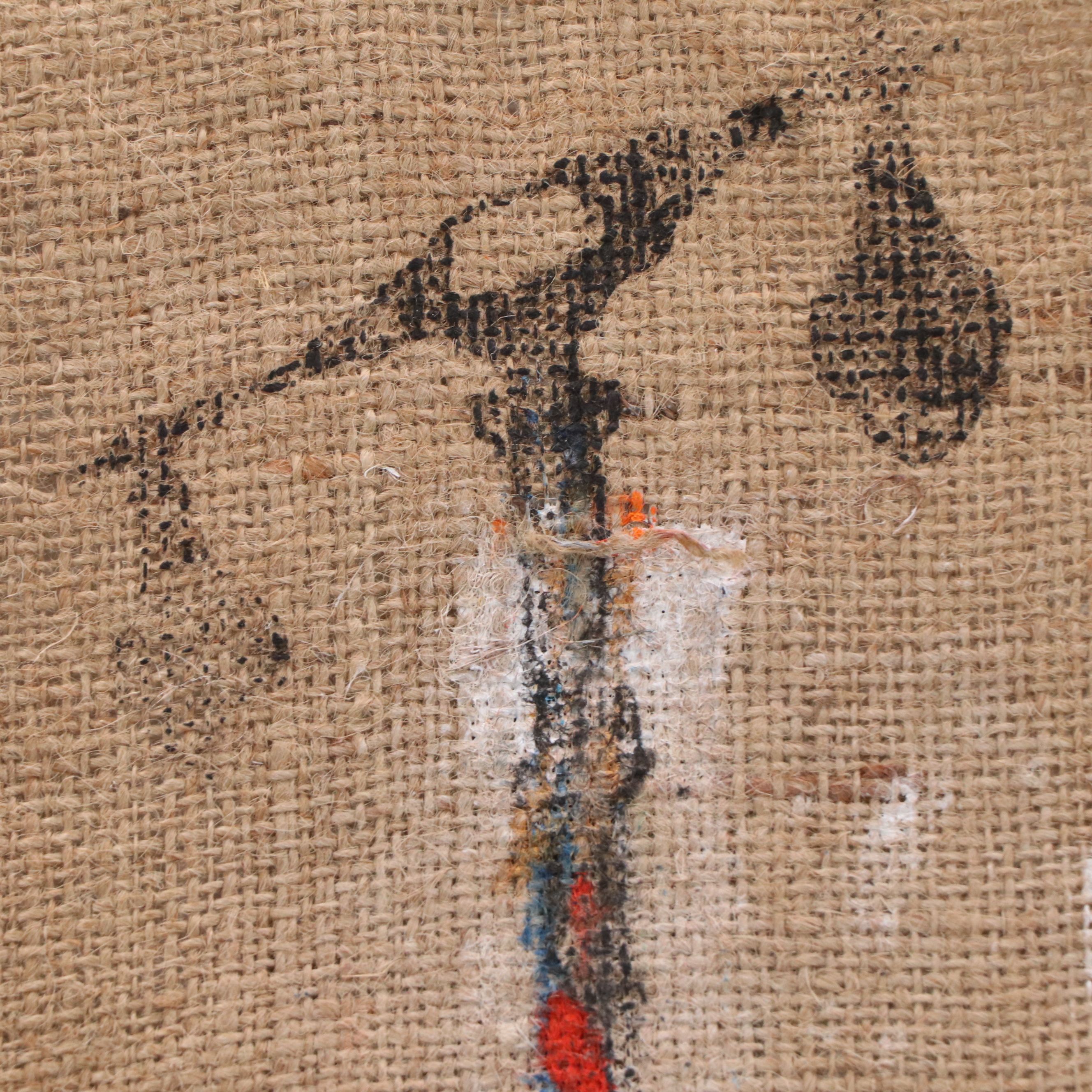 Eric Ajama Embellished Screenprint of Lightpost