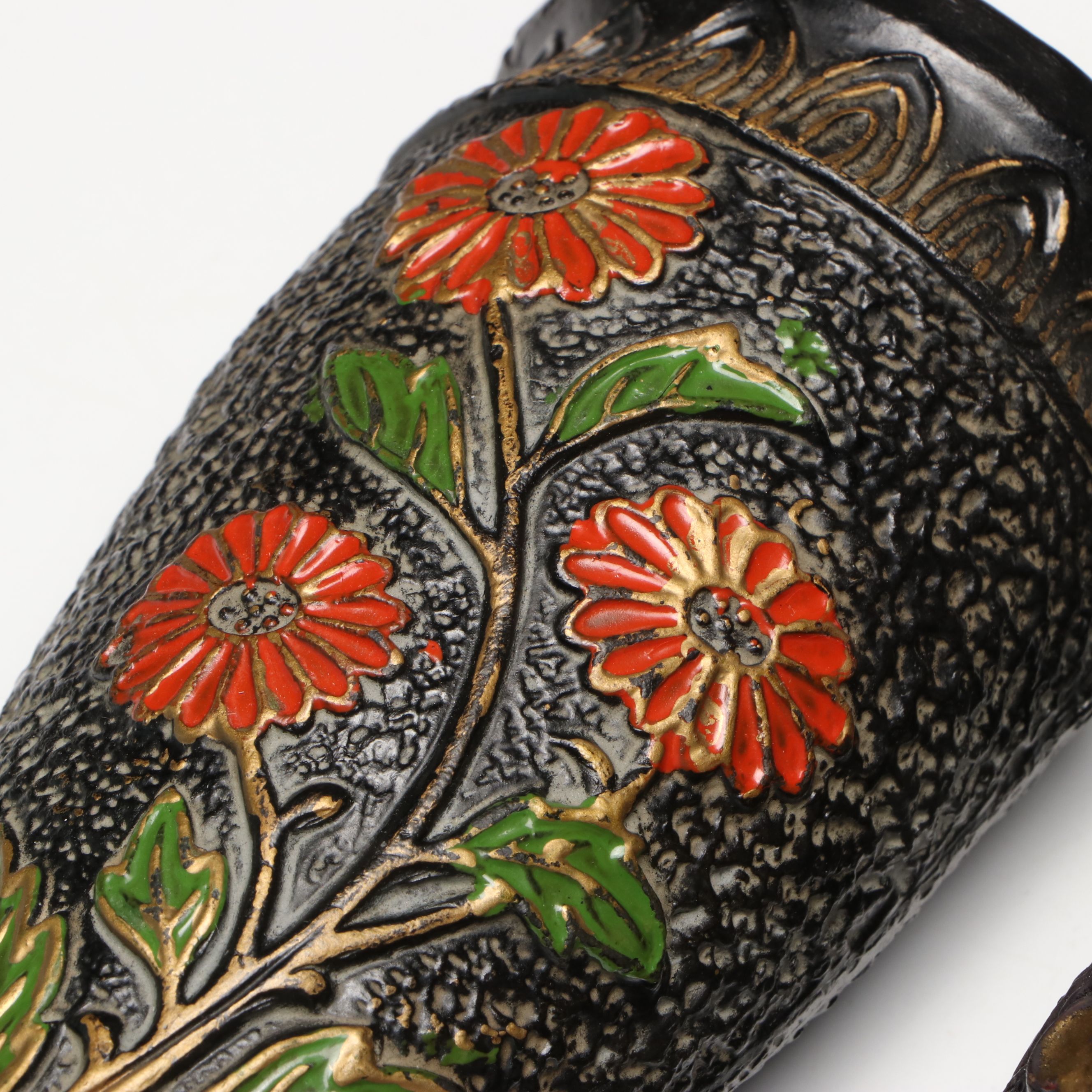 Japanese Tokanabe Style and Other Ceramic Wall Pockets